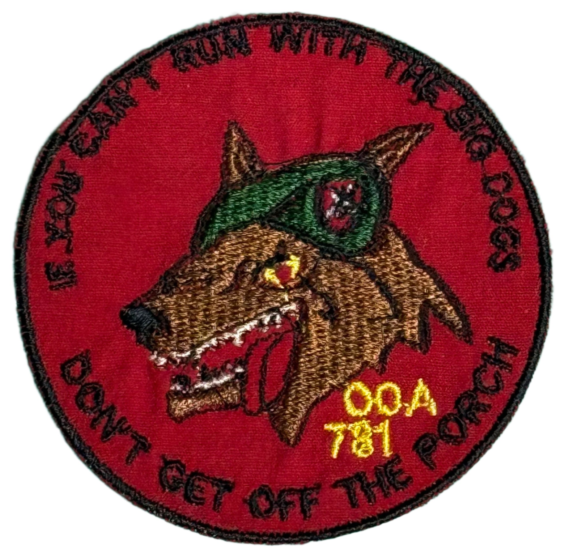 US Army 7 Special Forces Group (SFG) ODA 781 Patch (Named) - Bateleur Militaria