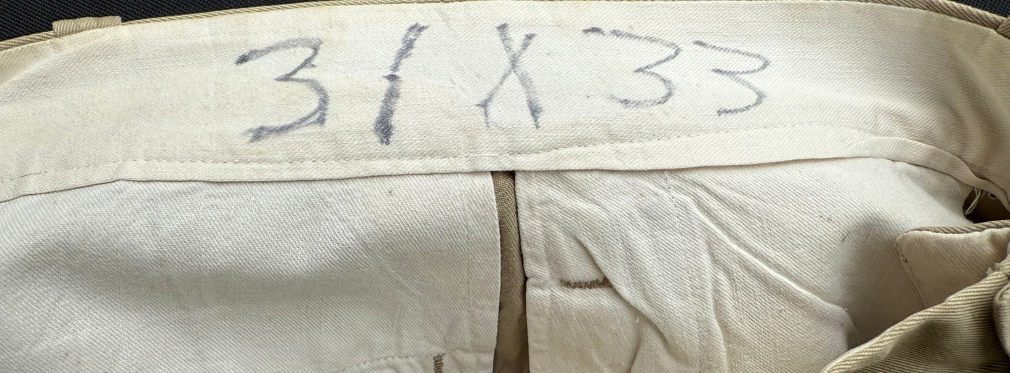 US Army Khaki Service Dress Uniform Shirt, Trousers & Socks - Bateleur Militaria