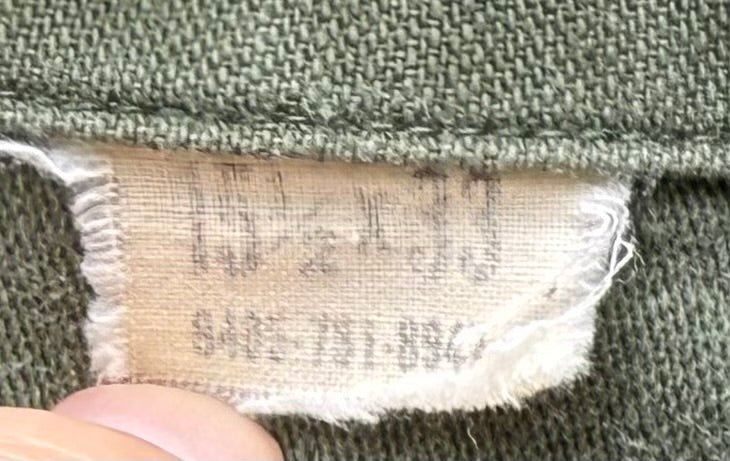 US Army P64 Utility Shirt Sateen OG107 Vietnam 420th Engineer Bde Named & Dated 1969 M - Bateleur Militaria
