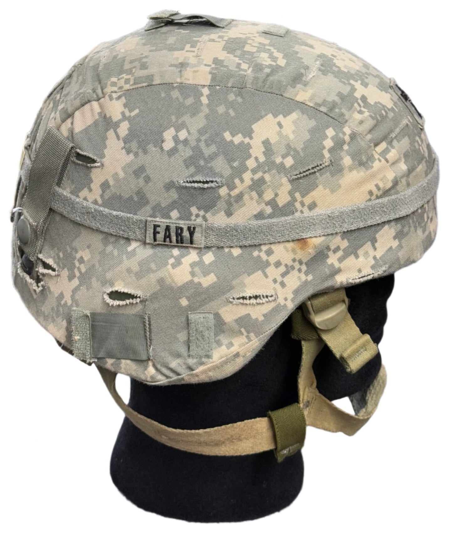 US Amy Warrior Helmet by SDS Style 2415 Size Large Named Chaplain - Bateleur Militaria