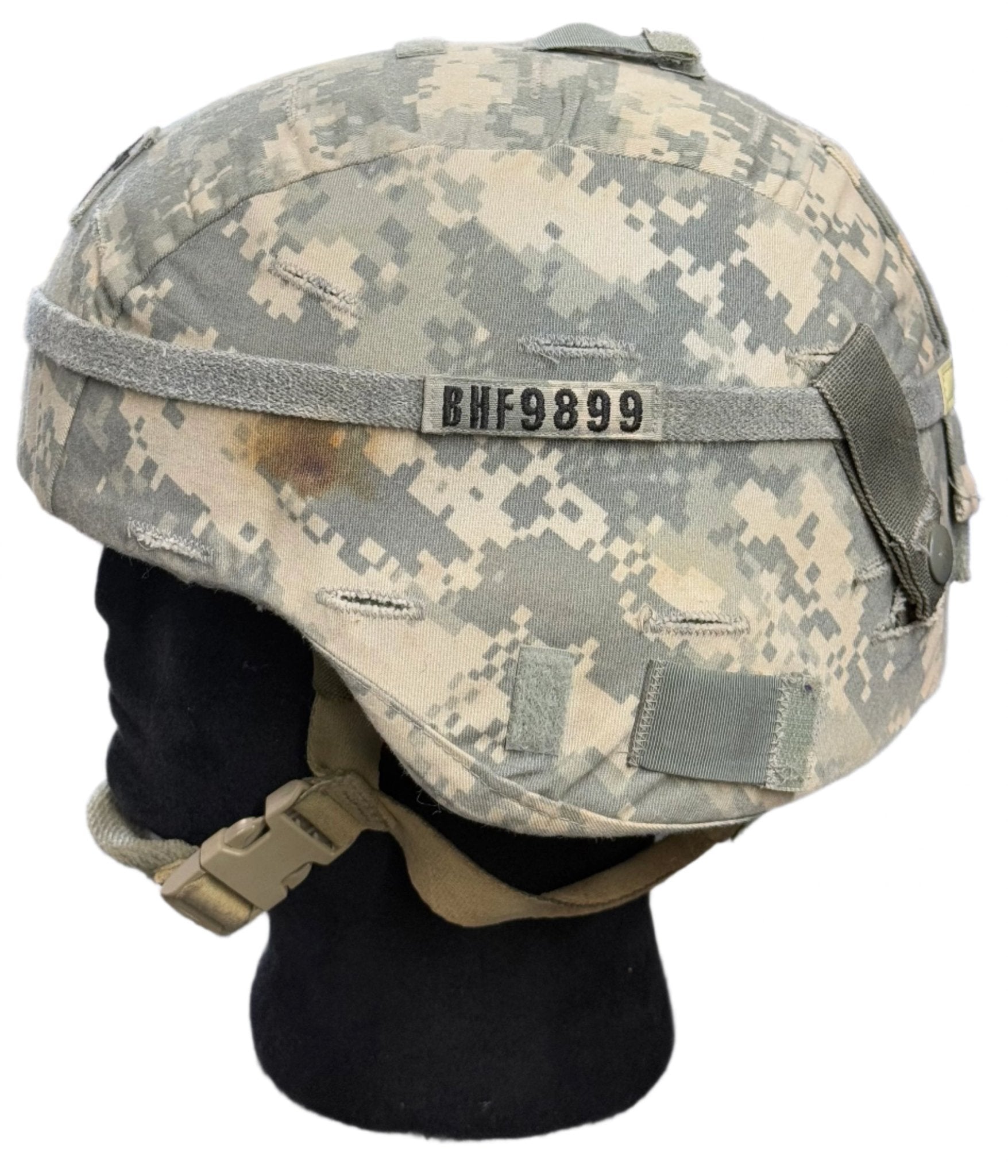 US Amy Warrior Helmet by SDS Style 2415 Size Large Named Chaplain - Bateleur Militaria