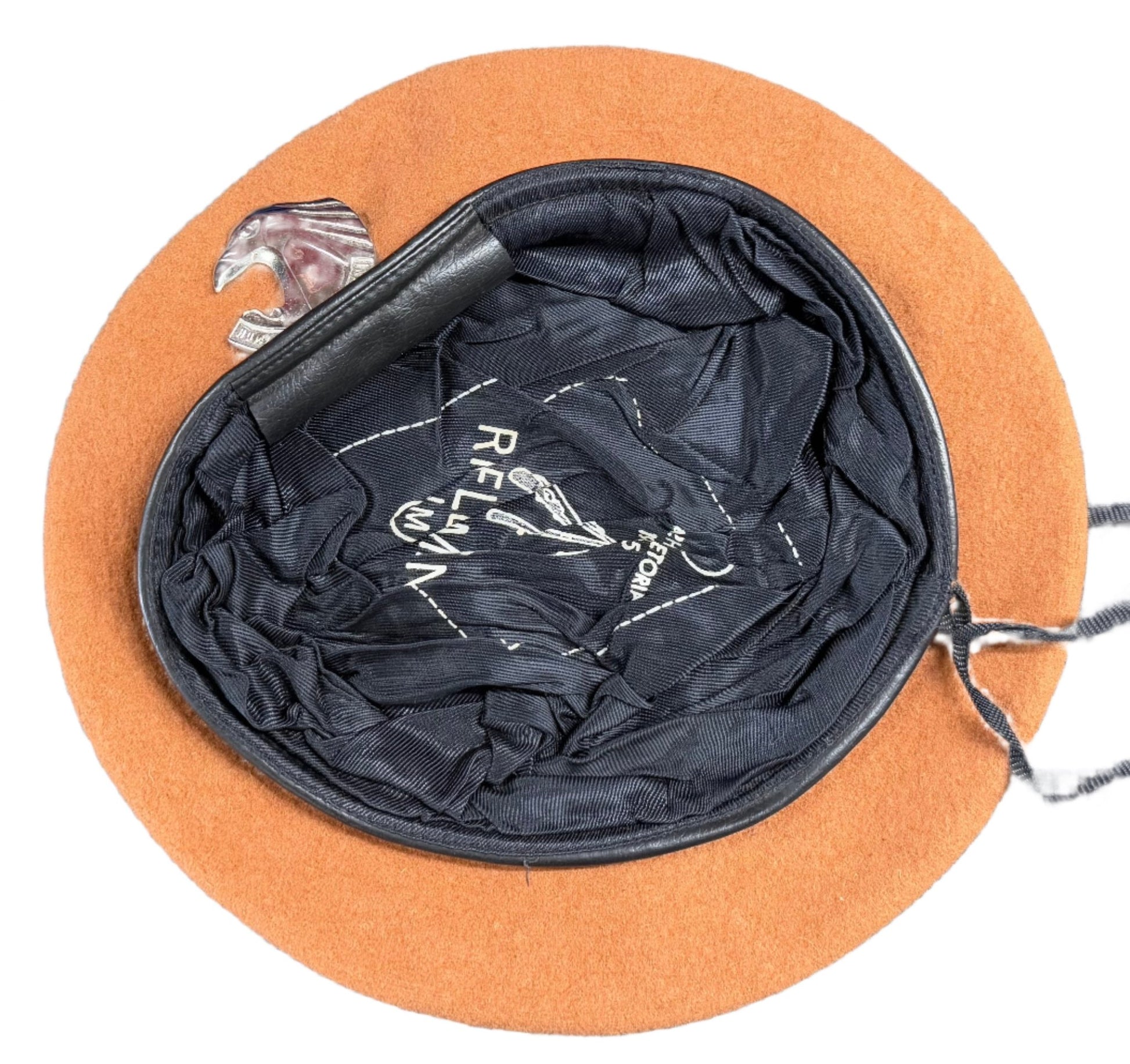 South Africa (SADF) Personnel Services Corps Beret w Badge - Bateleur Militaria