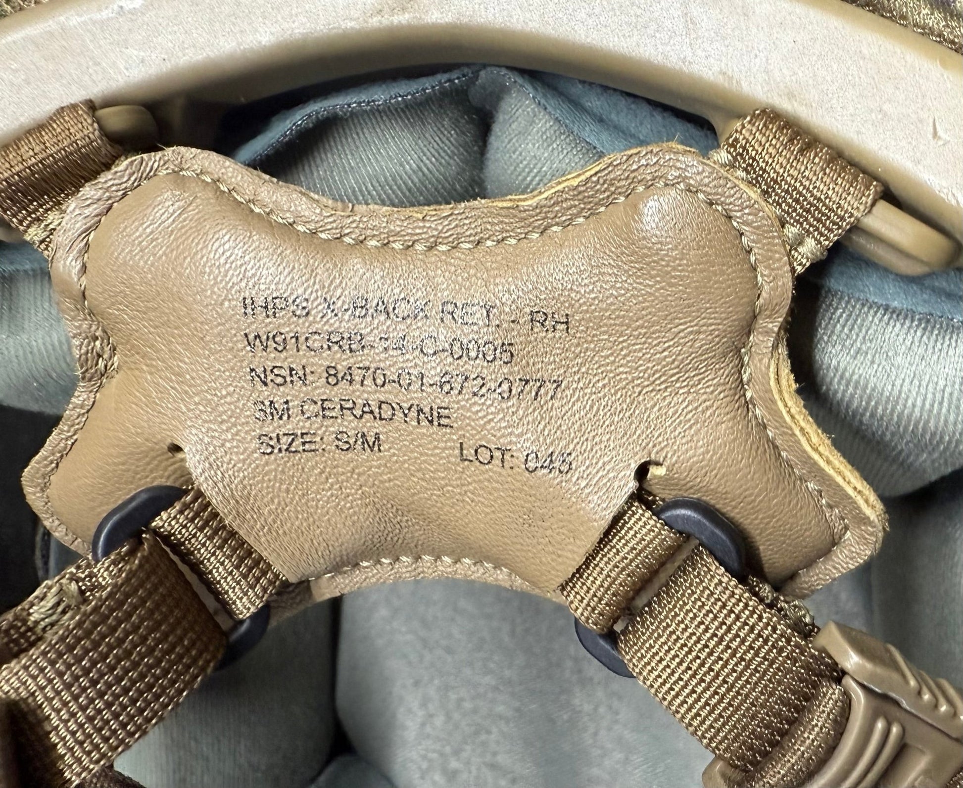 US IHPS ND Ballistic Helmet Size Medium - Bateleur Militaria