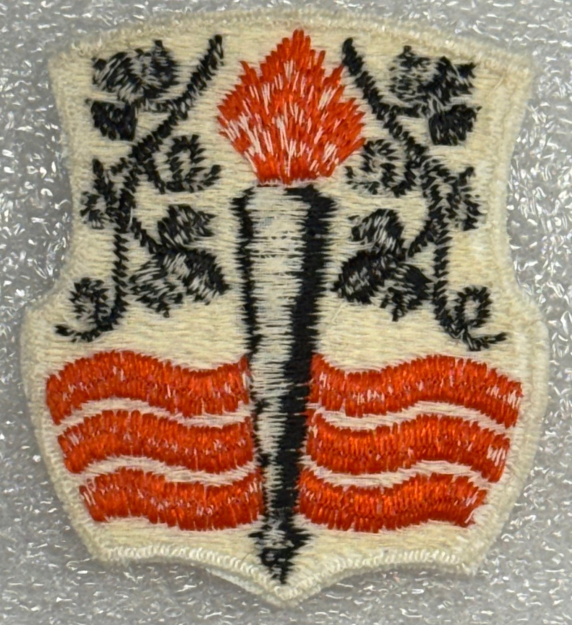 WW2 US Army 77th Signal Battalion Cut edge No Glow SSI/Patch - Bateleur Militaria