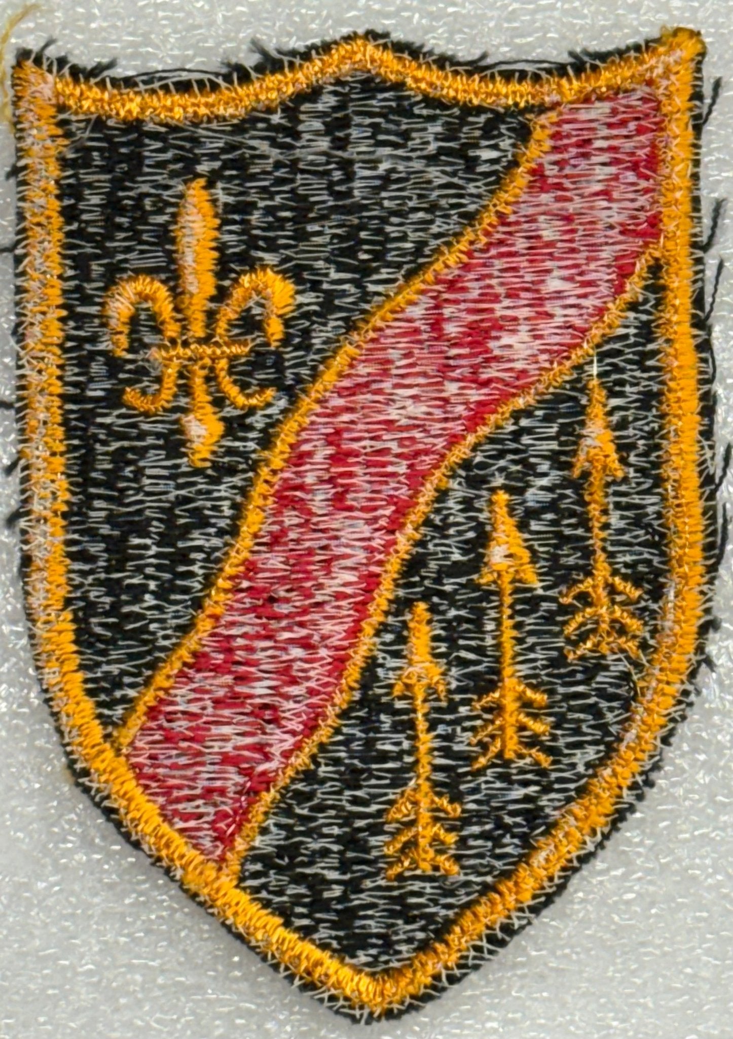US Army 48th Anti - Aircraft Artillery Battalion Cut edge No Glow SSI/Patch - Bateleur Militaria