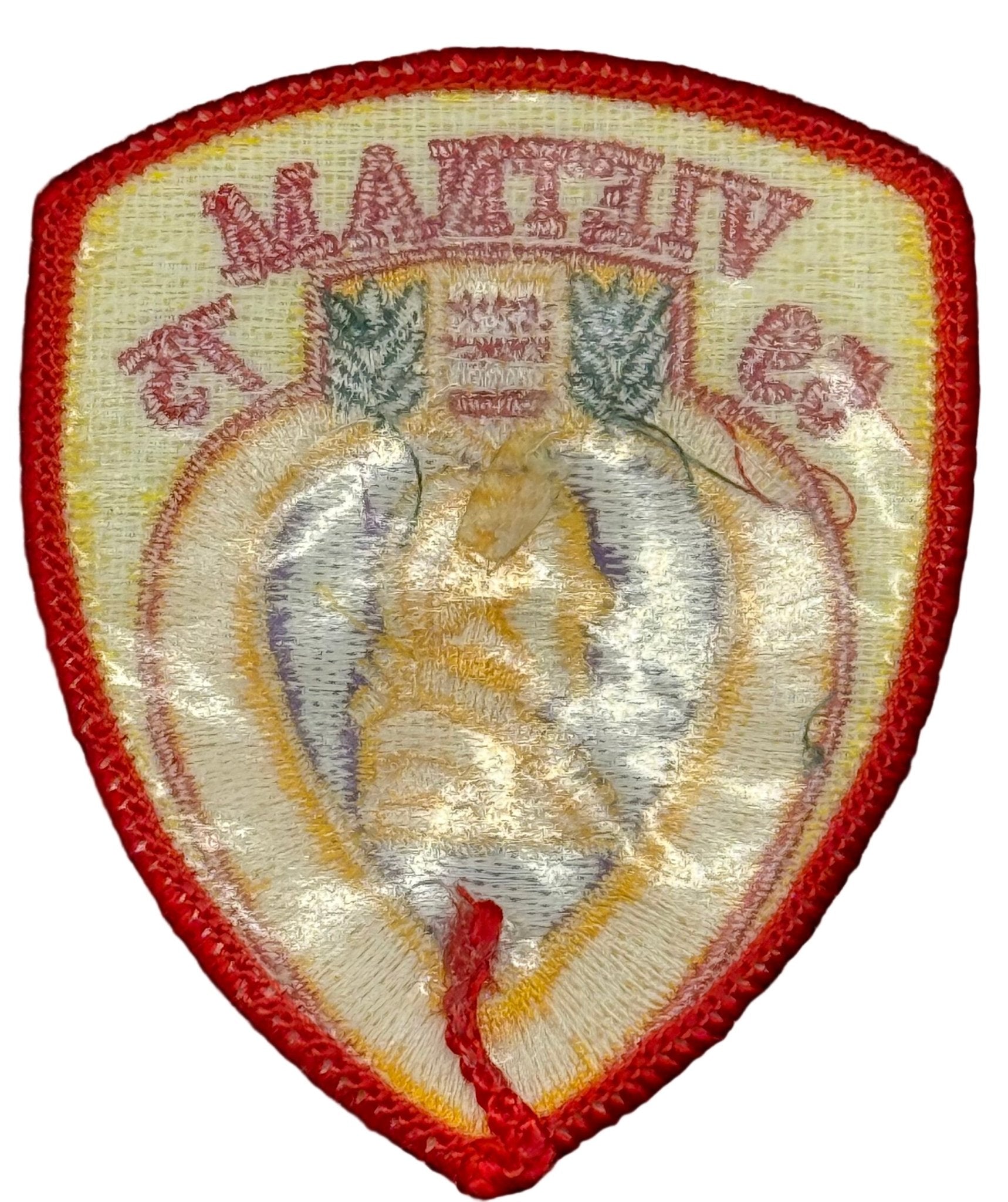 US Vietnam Veteran Purple Heart Patch 2 3/4" x 3 1/4" - Bateleur Militaria