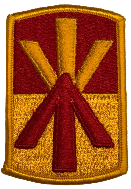 US Army 11th Air Defense Artillery Brigade SSI/Patch Color Merrowed Edge - Bateleur Militaria