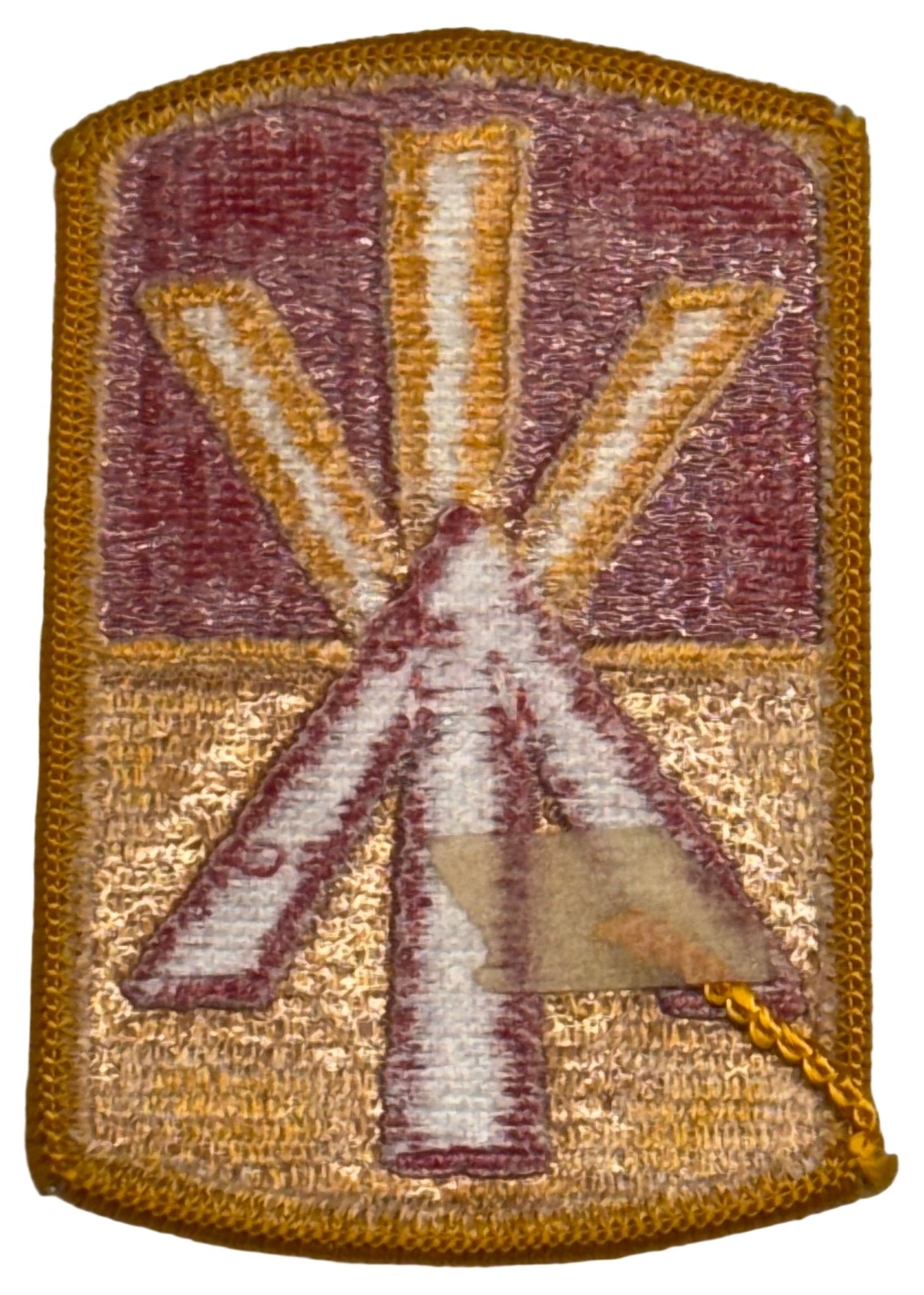 US Army 11th Air Defense Artillery Brigade SSI/Patch Color Merrowed Edge - Bateleur Militaria