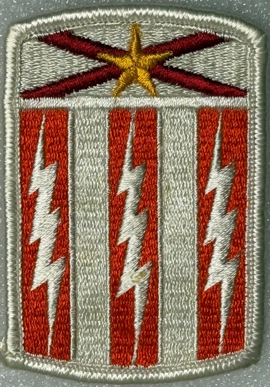 US Army 53rd Signal Brigade SSI/Patch Color Merrowed Edge - Bateleur Militaria