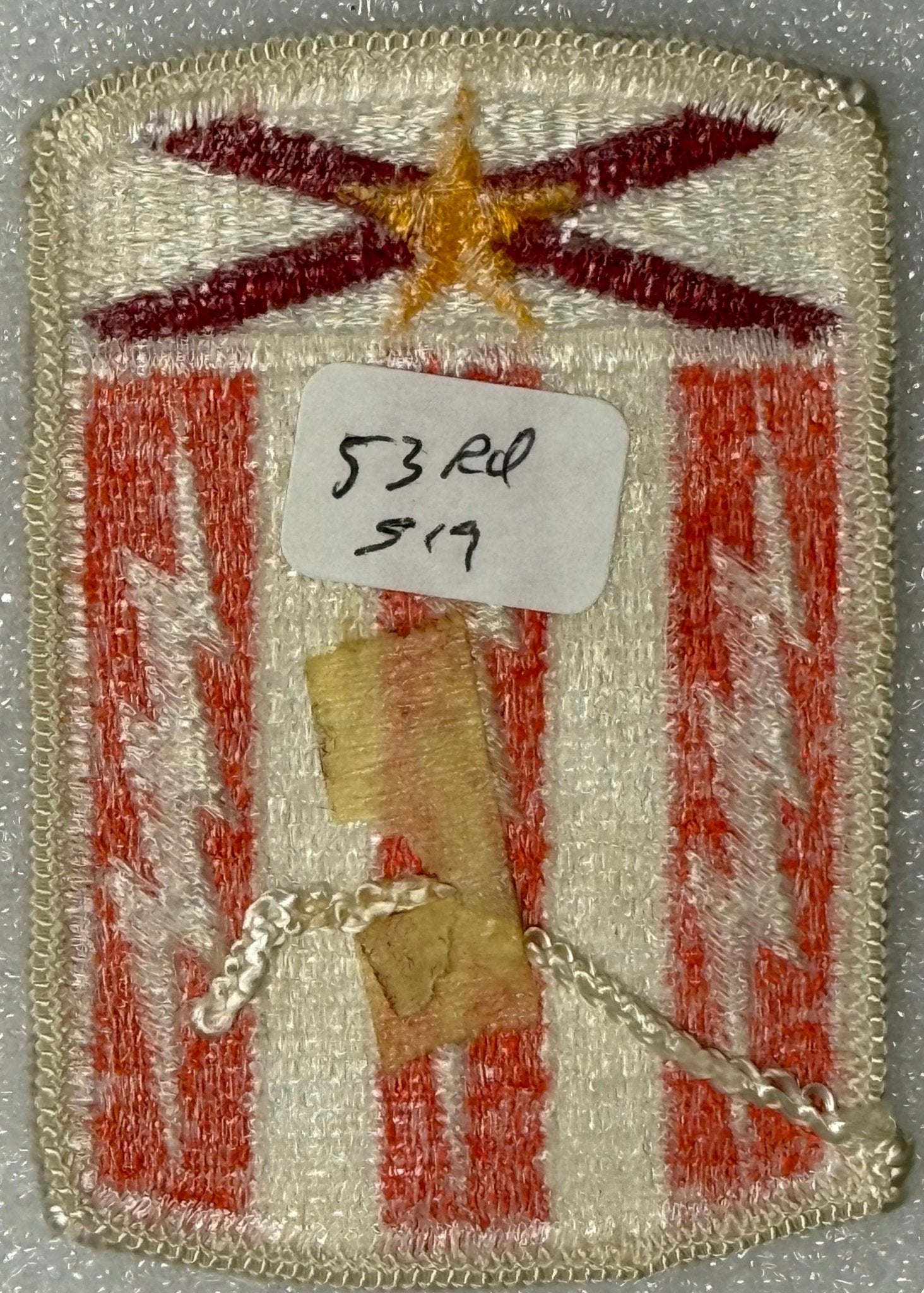US Army 53rd Signal Brigade SSI/Patch Color Merrowed Edge - Bateleur Militaria