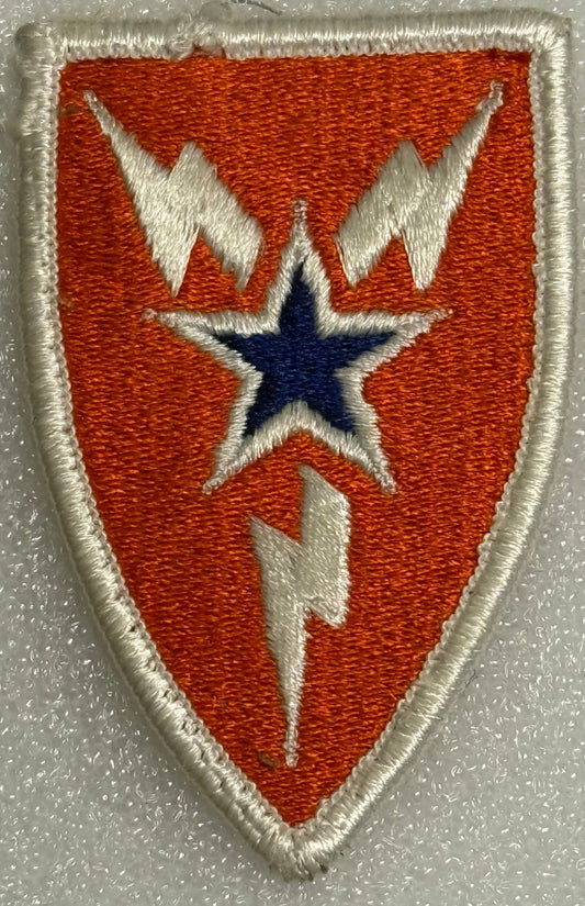 US Army 3rd Signal Brigade SSI/Patch Color Merrowed Edge - Bateleur Militaria