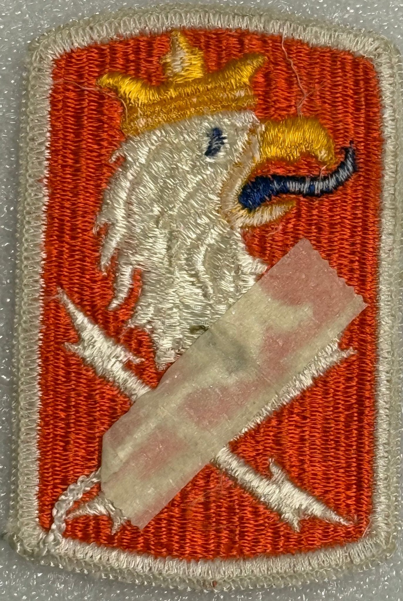 US Army 22nd Signal Brigade SSI/Patch Color Merrowed Edge - Bateleur Militaria