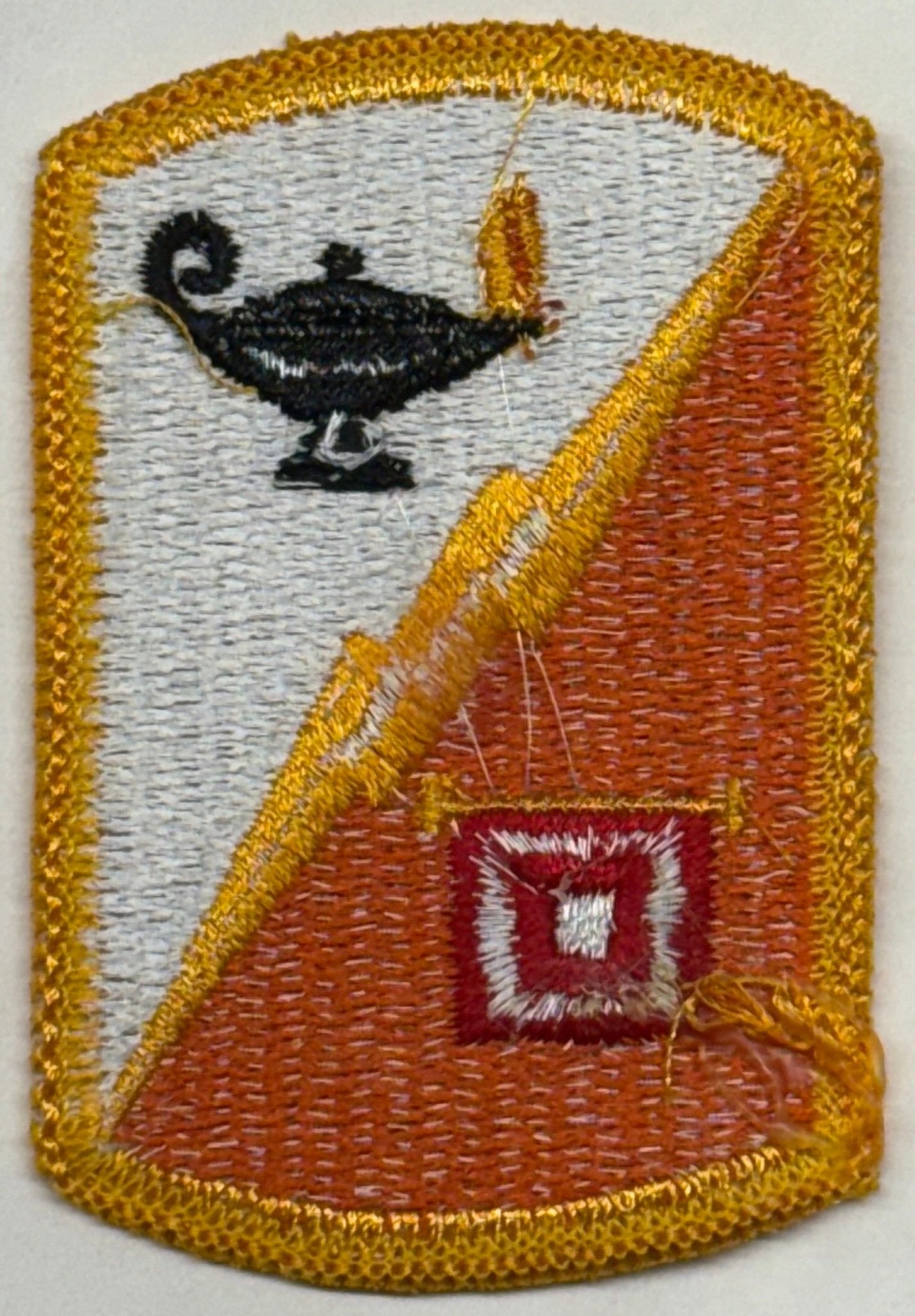 US Army 15th Signal Brigade SSI/Patch Color Merrowed Edge - Bateleur Militaria