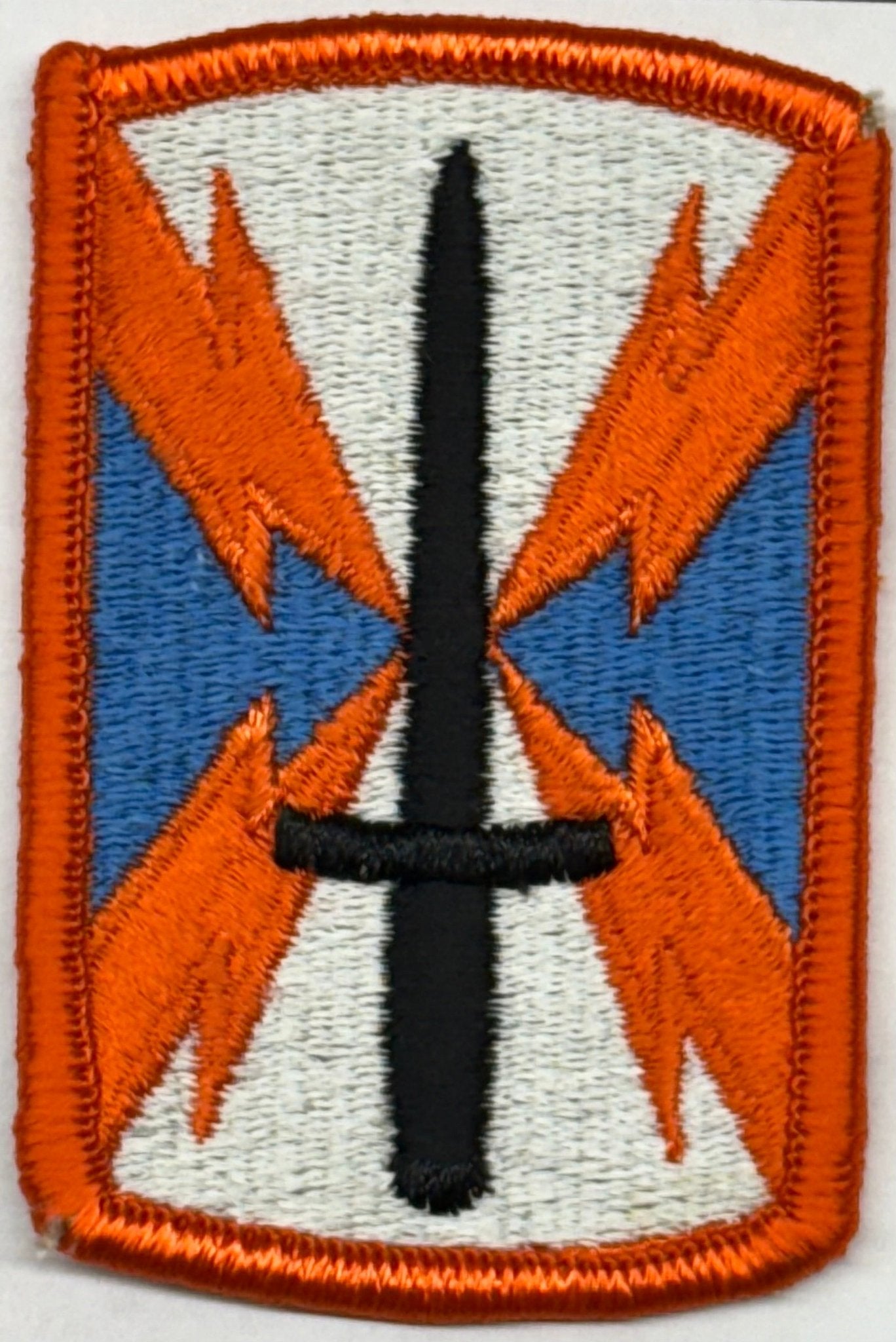 US Army 1101st Signal Brigade SSI/Patch Color Merrowed Edge (1988 - 1992) - Bateleur Militaria
