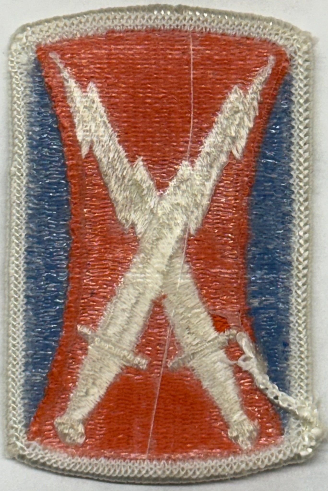 US Army 106th Signal Brigade SSI/Patch Color Merrowed Edge (1989 - 1997) - Bateleur Militaria