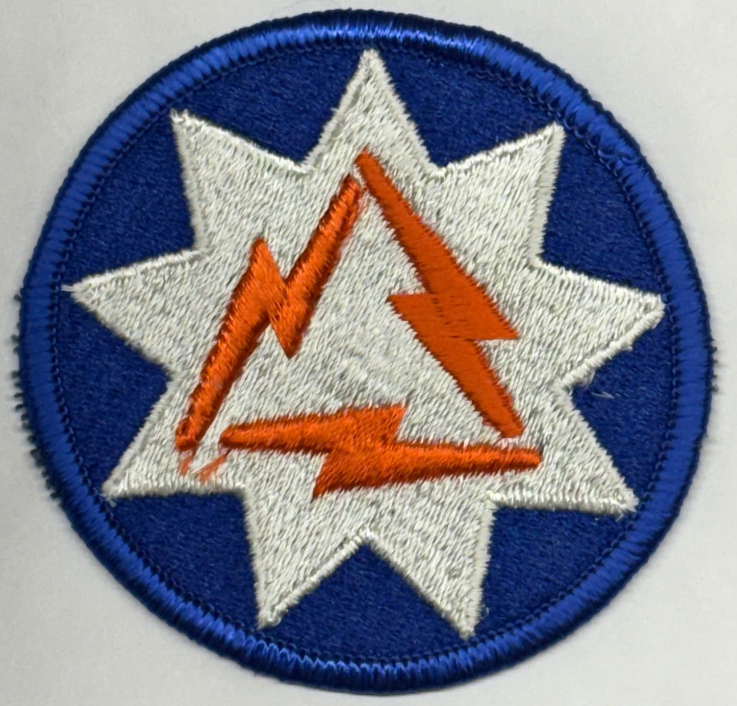 US Army 93rd Signal Brigade SSI/Patch Color Merrowed Edge (1981 - 1992) - Bateleur Militaria