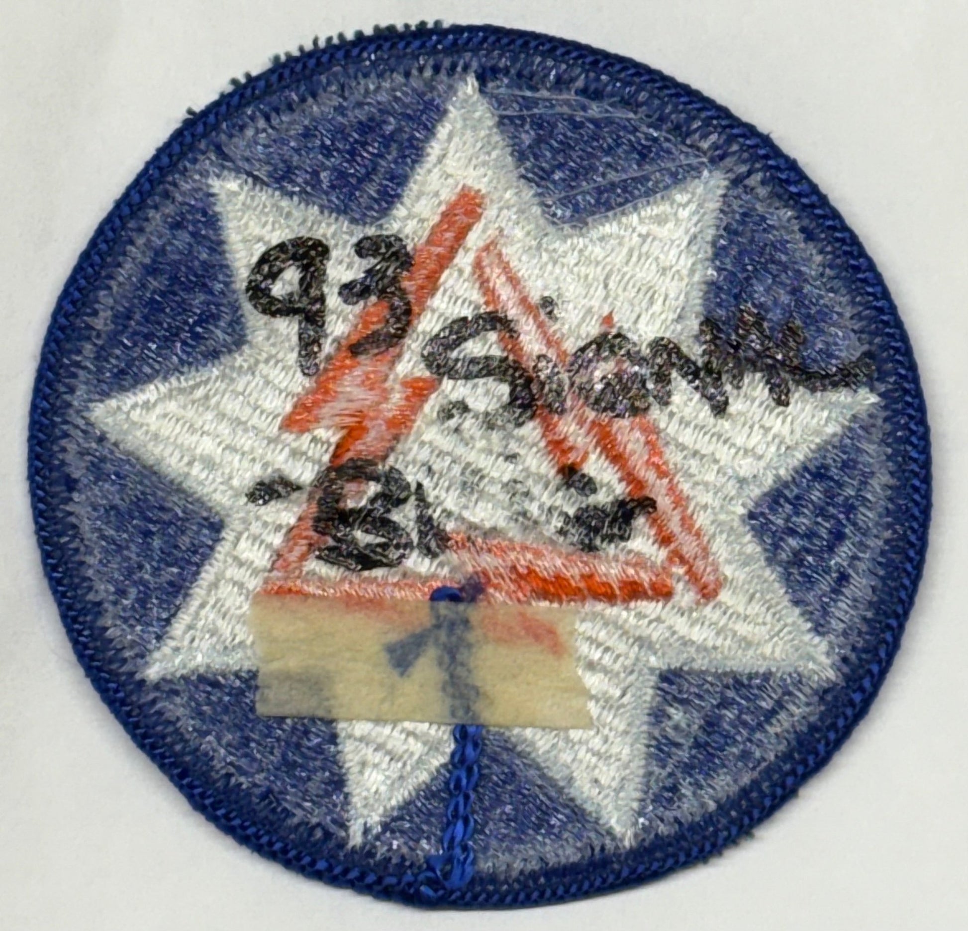 US Army 93rd Signal Brigade SSI/Patch Color Merrowed Edge (1981 - 1992) - Bateleur Militaria