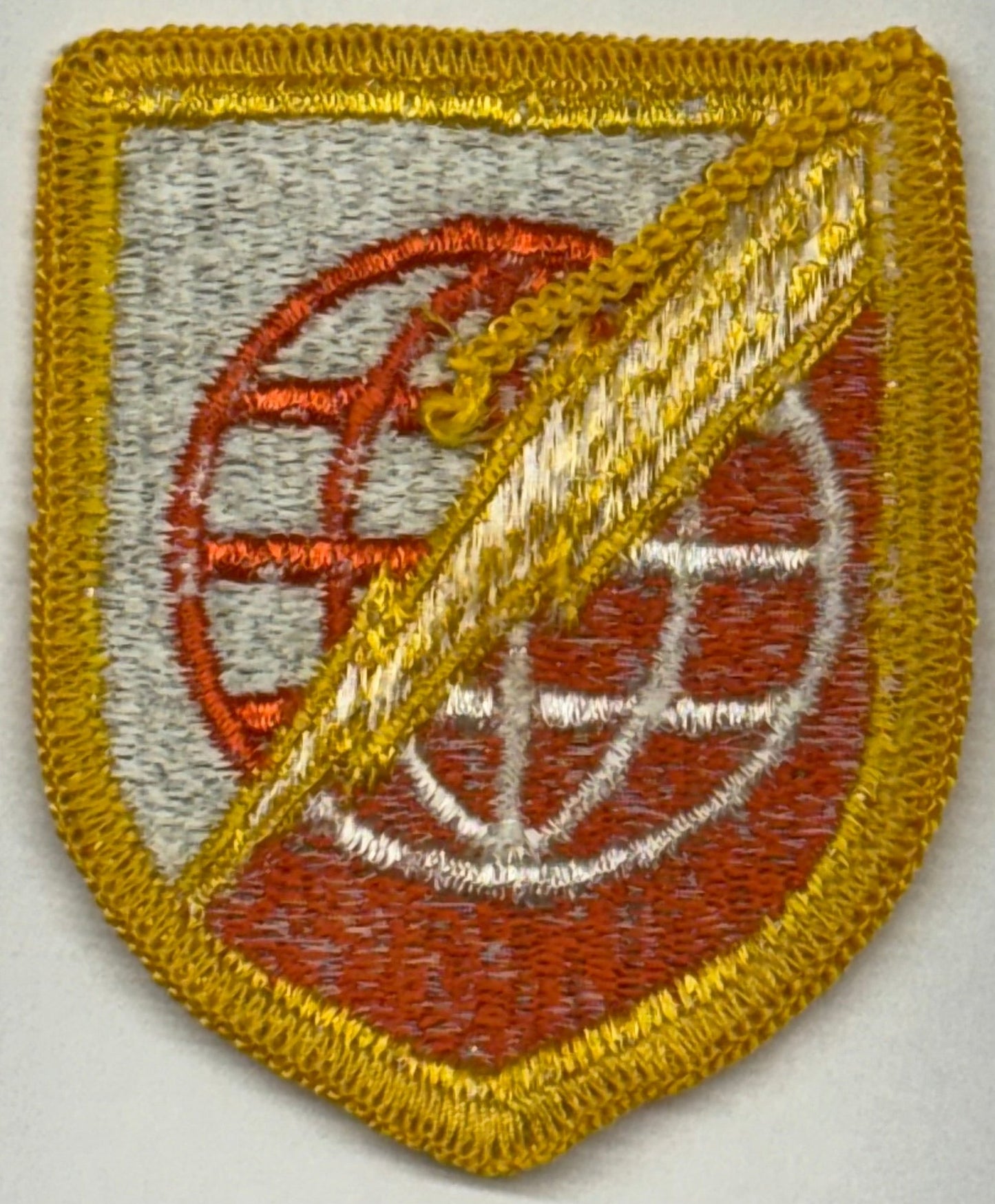 US Army Strategic Communications Command SSI/Patch Color Merrowed Edge (1964 - ) - Bateleur Militaria