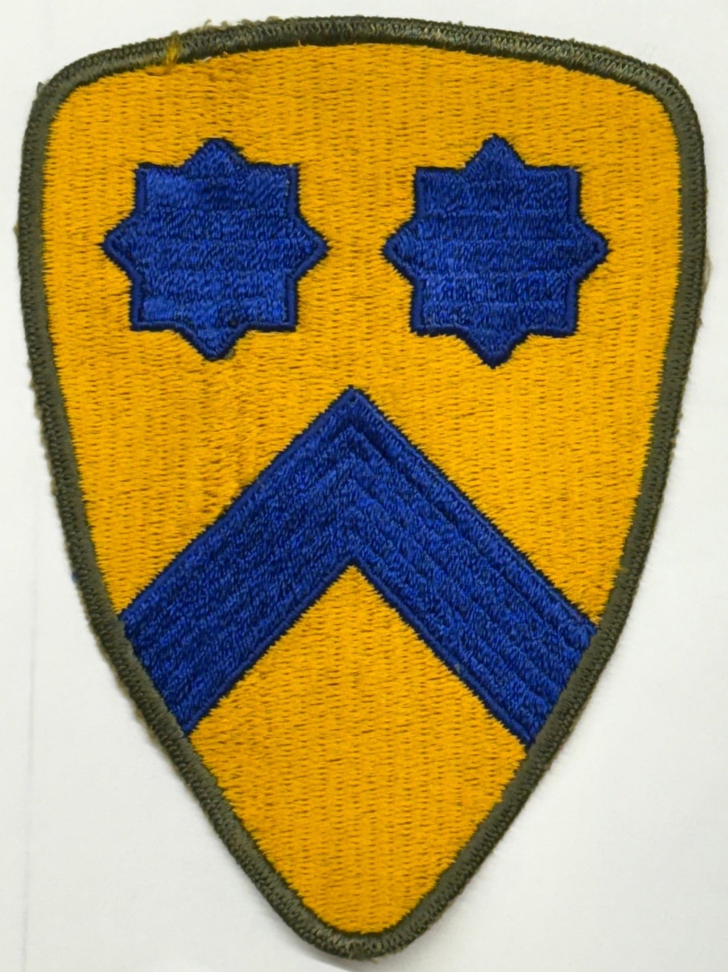 US Army 2nd Cavalry Division SSI/Patch Color Cut Edge - Bateleur Militaria