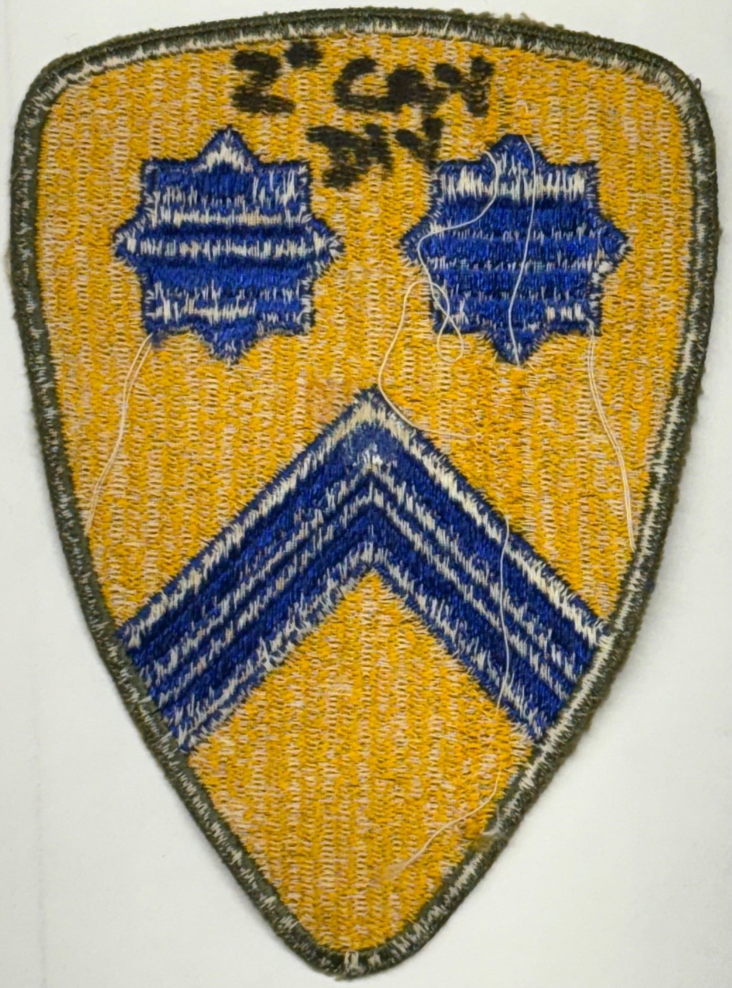US Army 2nd Cavalry Division SSI/Patch Color Cut Edge - Bateleur Militaria