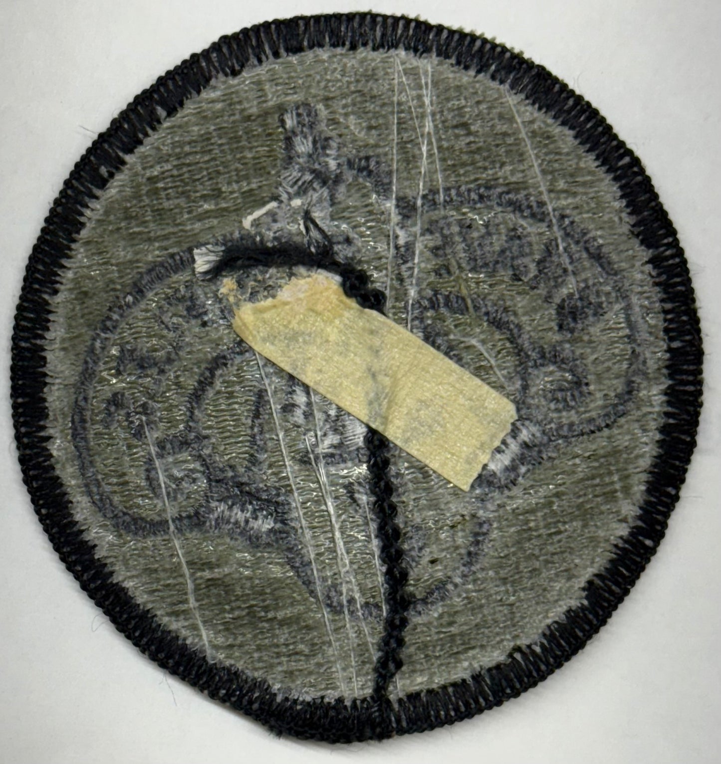US Army 3rd Cavalry Division SSI/Patch OD Merrowed Edge - Bateleur Militaria
