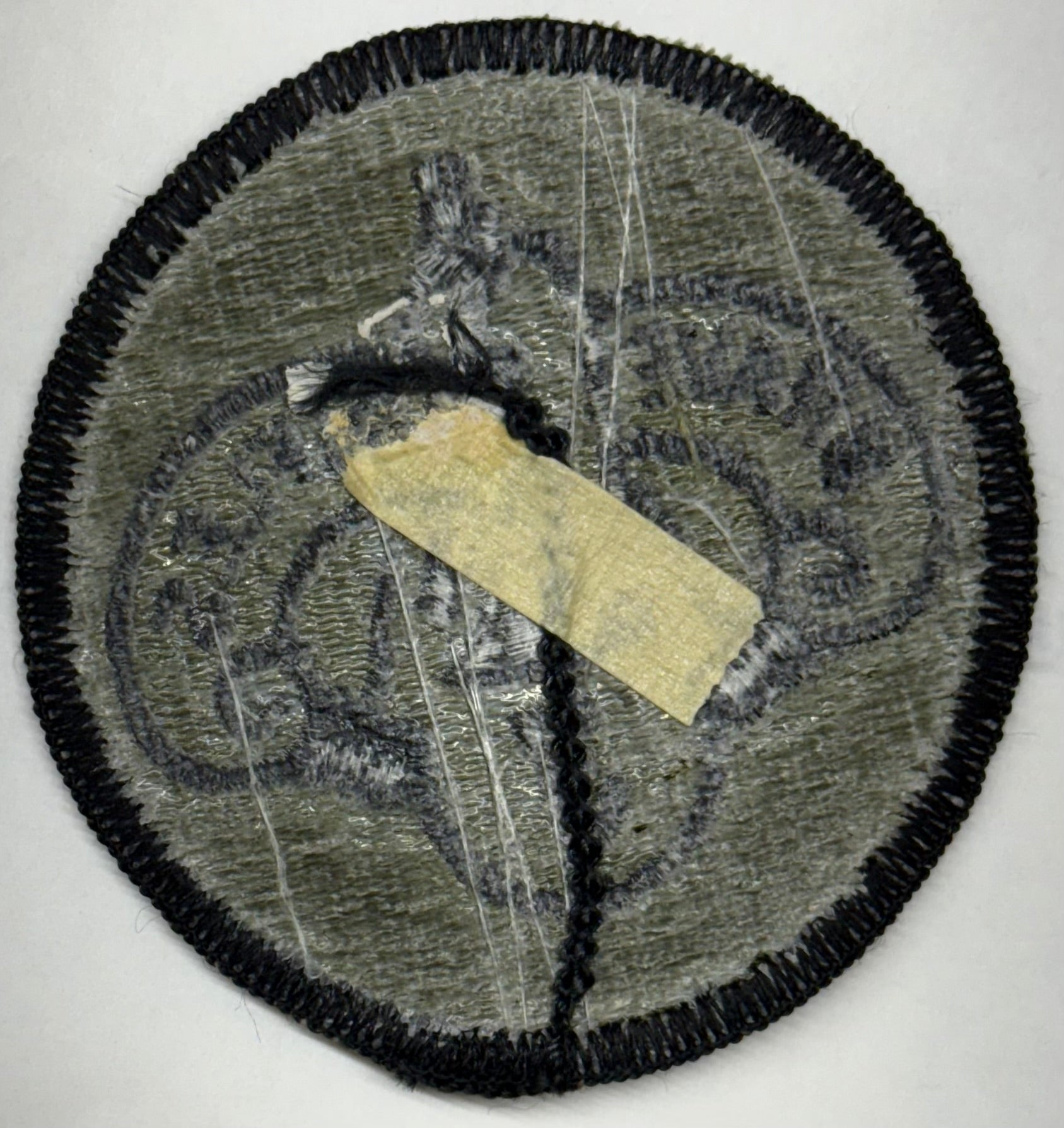 US Army 3rd Cavalry Division SSI/Patch OD Merrowed Edge - Bateleur Militaria