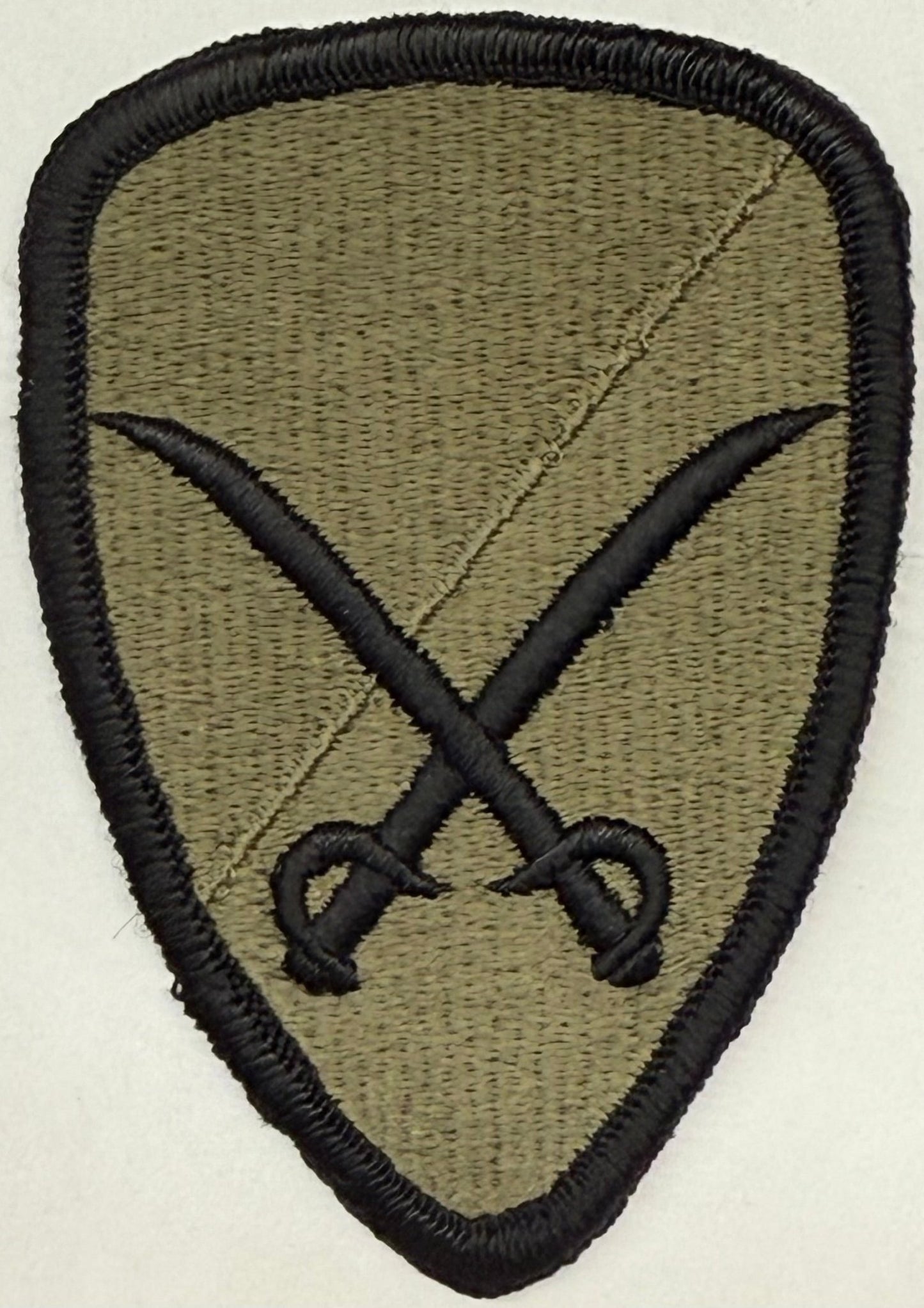 US Army 6th Cavalry Brigade SSI/Patch OD Merrowed Edge OCP - Bateleur Militaria