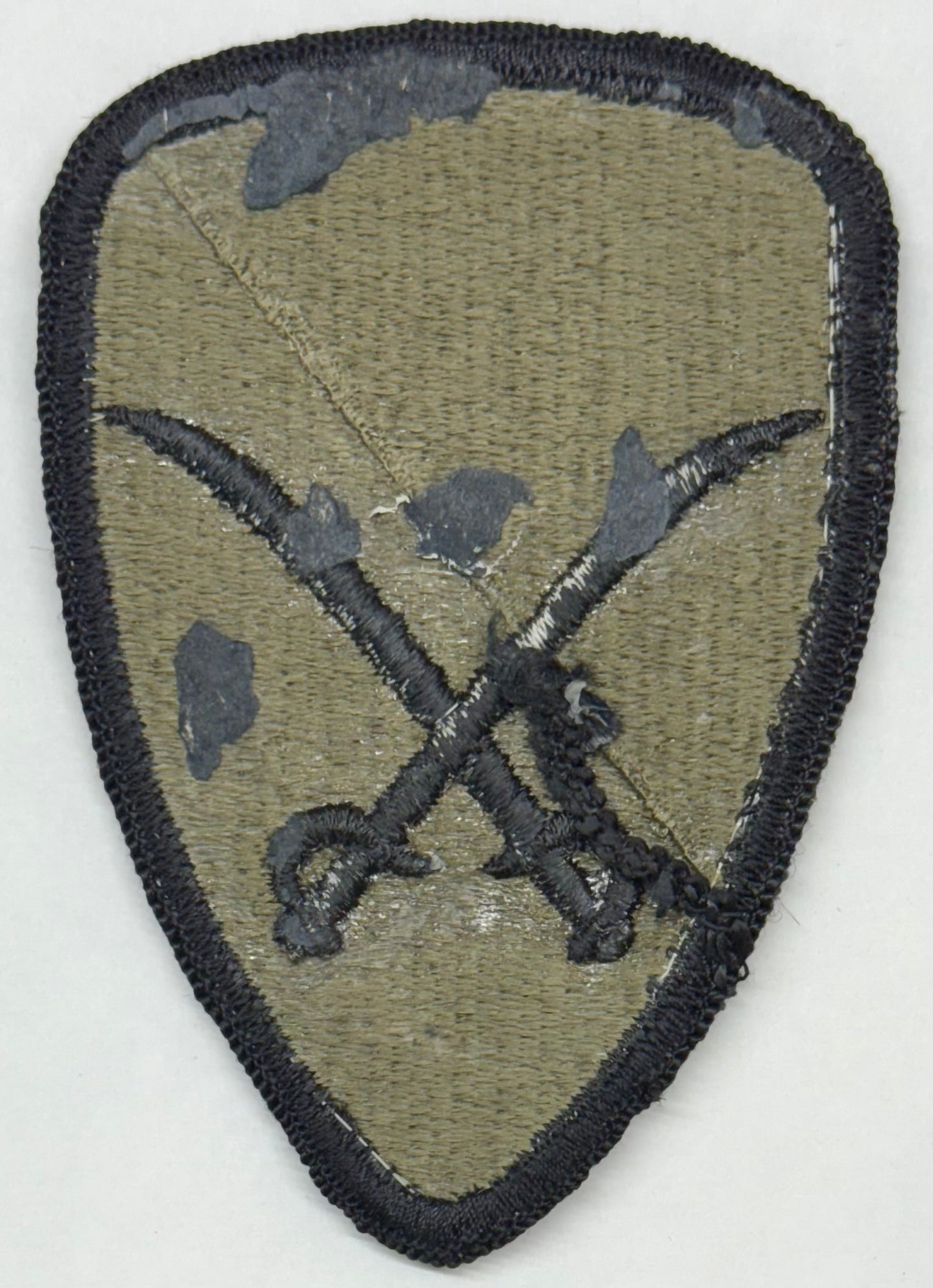 US Army 6th Cavalry Brigade SSI/Patch OD Merrowed Edge OCP - Bateleur Militaria