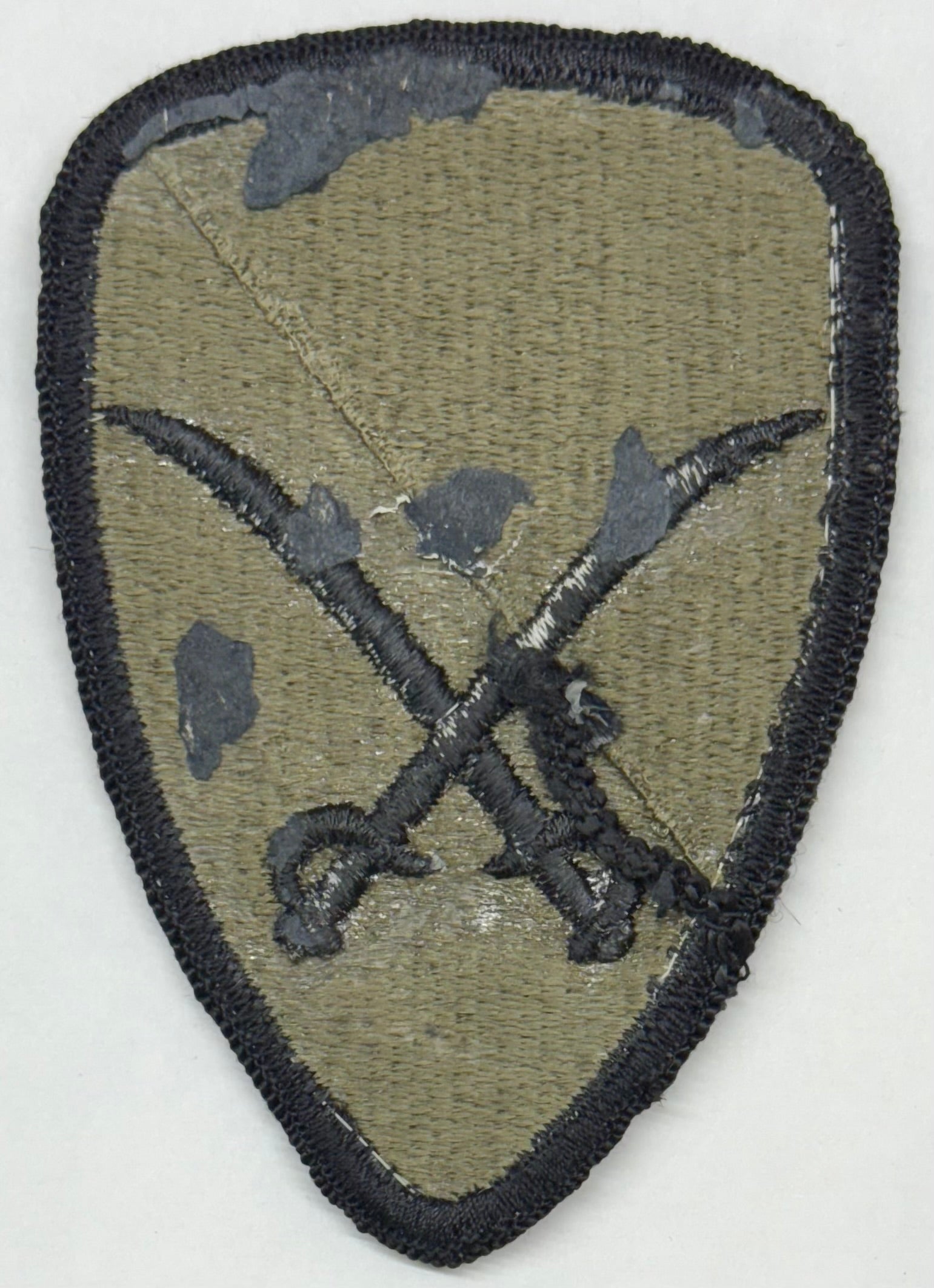 US Army 6th Cavalry Brigade SSI/Patch OD Merrowed Edge OCP - Bateleur Militaria