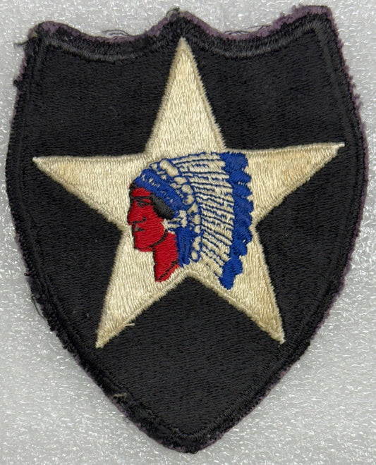 US Army 2nd Infantry Division Color SSI/Patch Cut Edge (11/6/1918 - ) - Bateleur Militaria