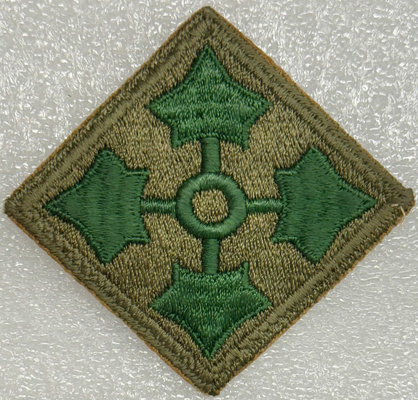 US Army 4th Infantry Division Color SSI/Patch Cut Edge 1st Design (1918 - 1958) - Bateleur Militaria