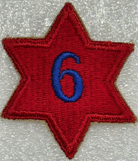 US Army 6th Infantry Division Color SSI/Patch Cut Edge 1st Design (1918 - 1922) - Bateleur Militaria