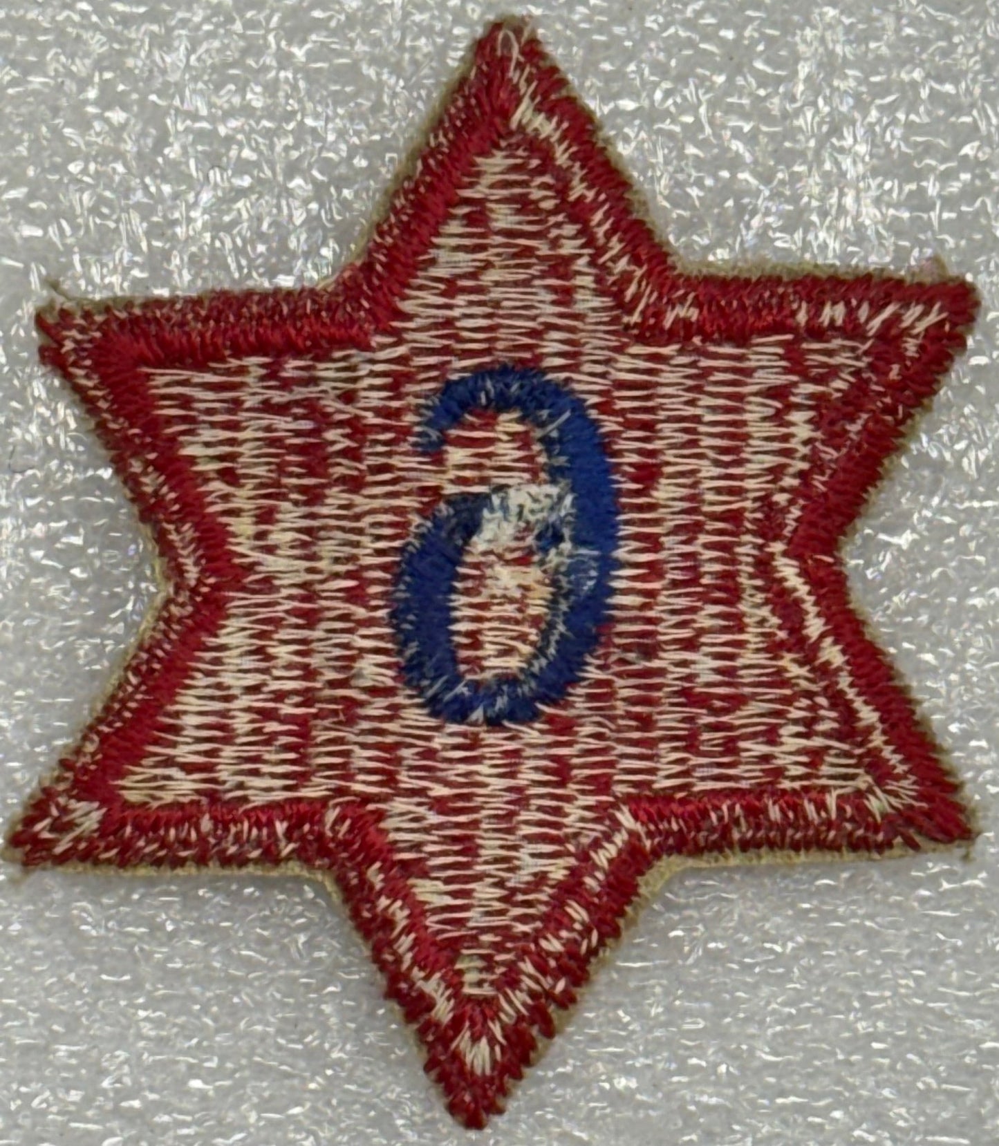 US Army 6th Infantry Division Color SSI/Patch Cut Edge 1st Design (1918 - 1922) - Bateleur Militaria