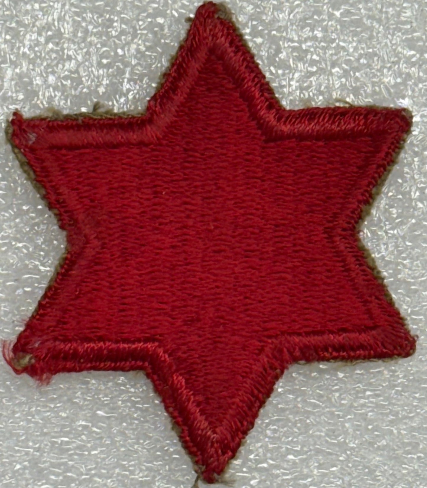 US Army 6th Infantry Division Color SSI/Patch Cut Edge 2nd Design (1922 - 1998) - Bateleur Militaria