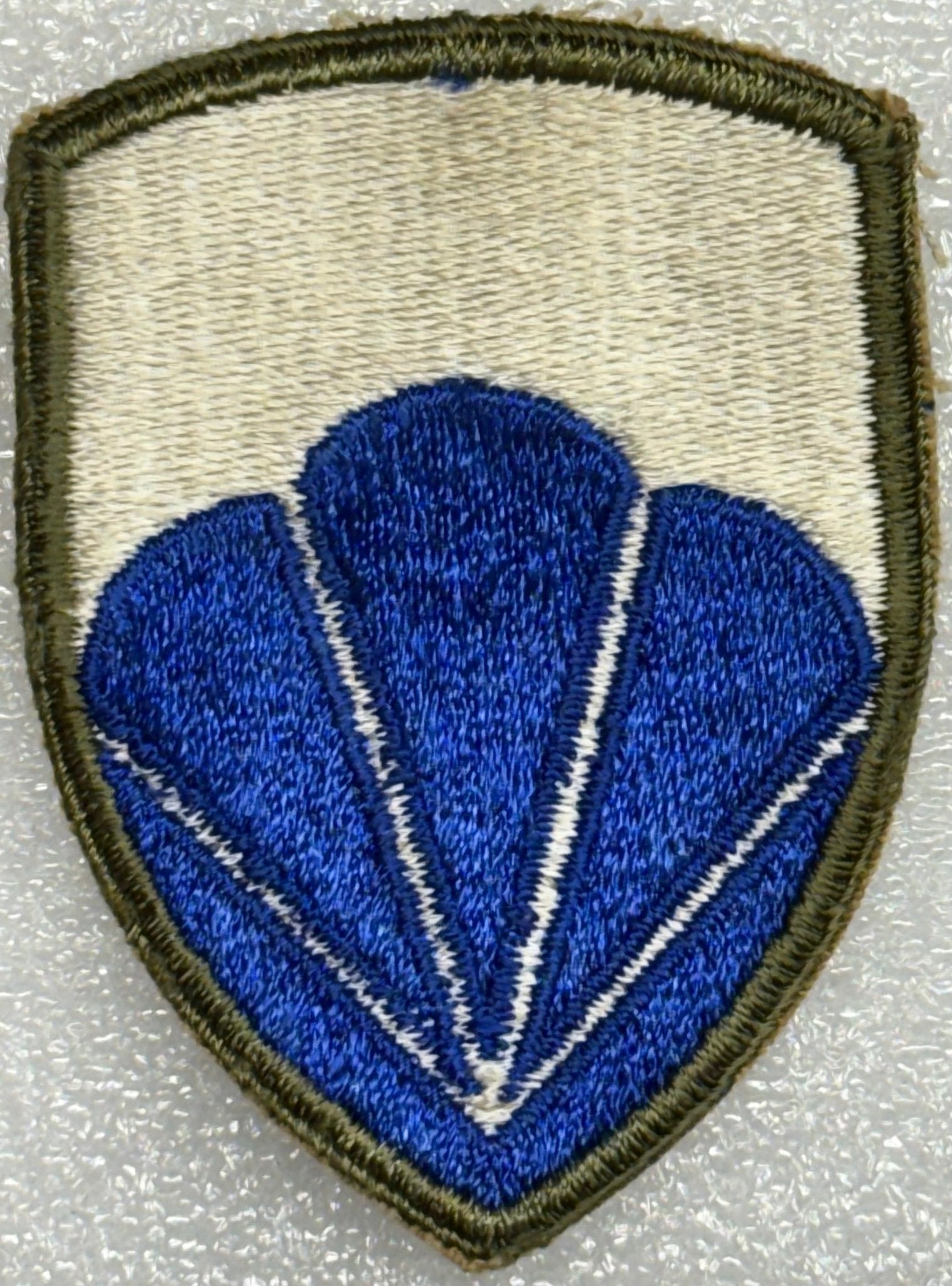 US Army WW2 7th Infantry Airborne Division Color Phantom SSI/Patch Cut Edge (1944) - Bateleur Militaria