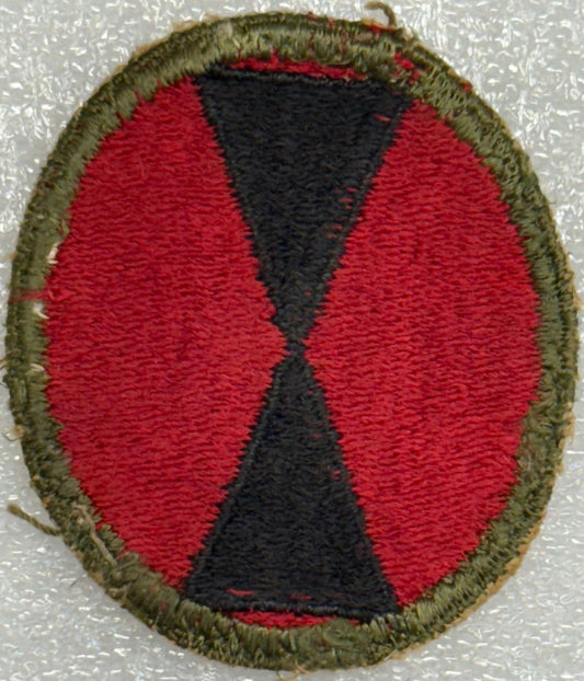 US Army 7th Infantry Division Color SSI/Patch Cut Edge (1918 - 1994) - Bateleur Militaria