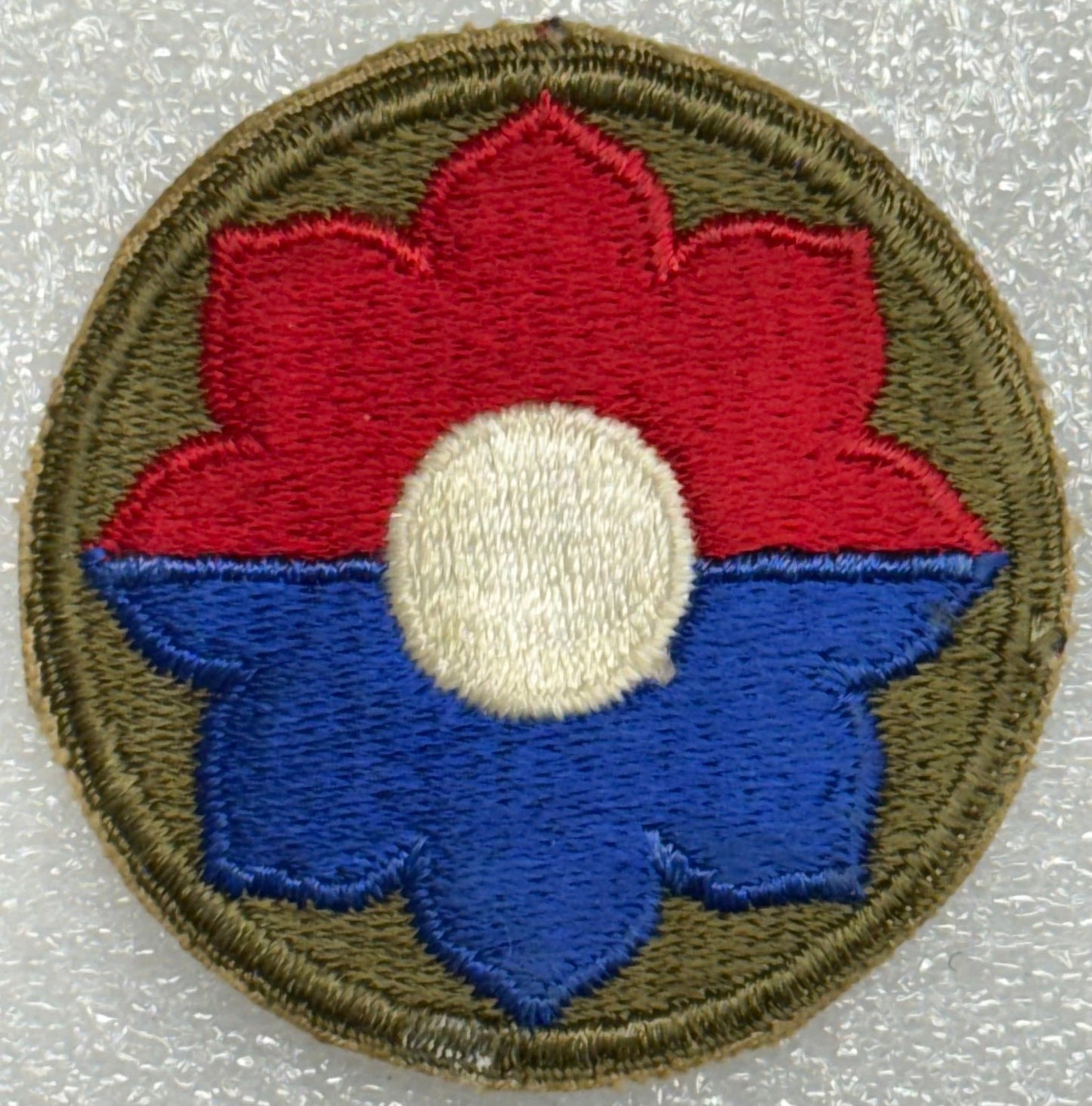 US Army 9th Infantry Division Color SSI/Patch Cut Edge (1925 - 1991) - Bateleur Militaria