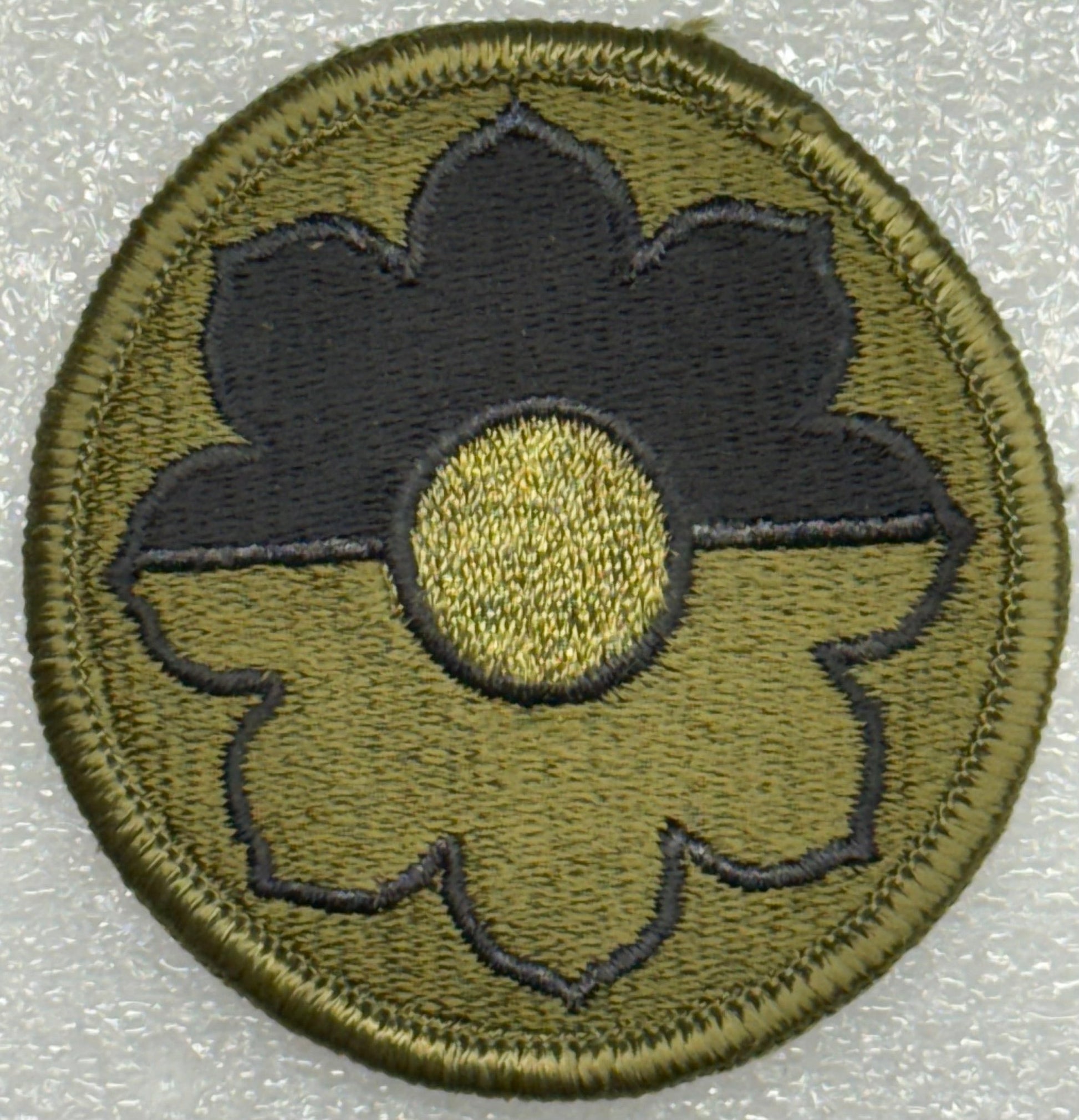 US Army 9th Infantry Division Subdued SSI/Patch Merrowed Edge (1925 - 1991) - Bateleur Militaria