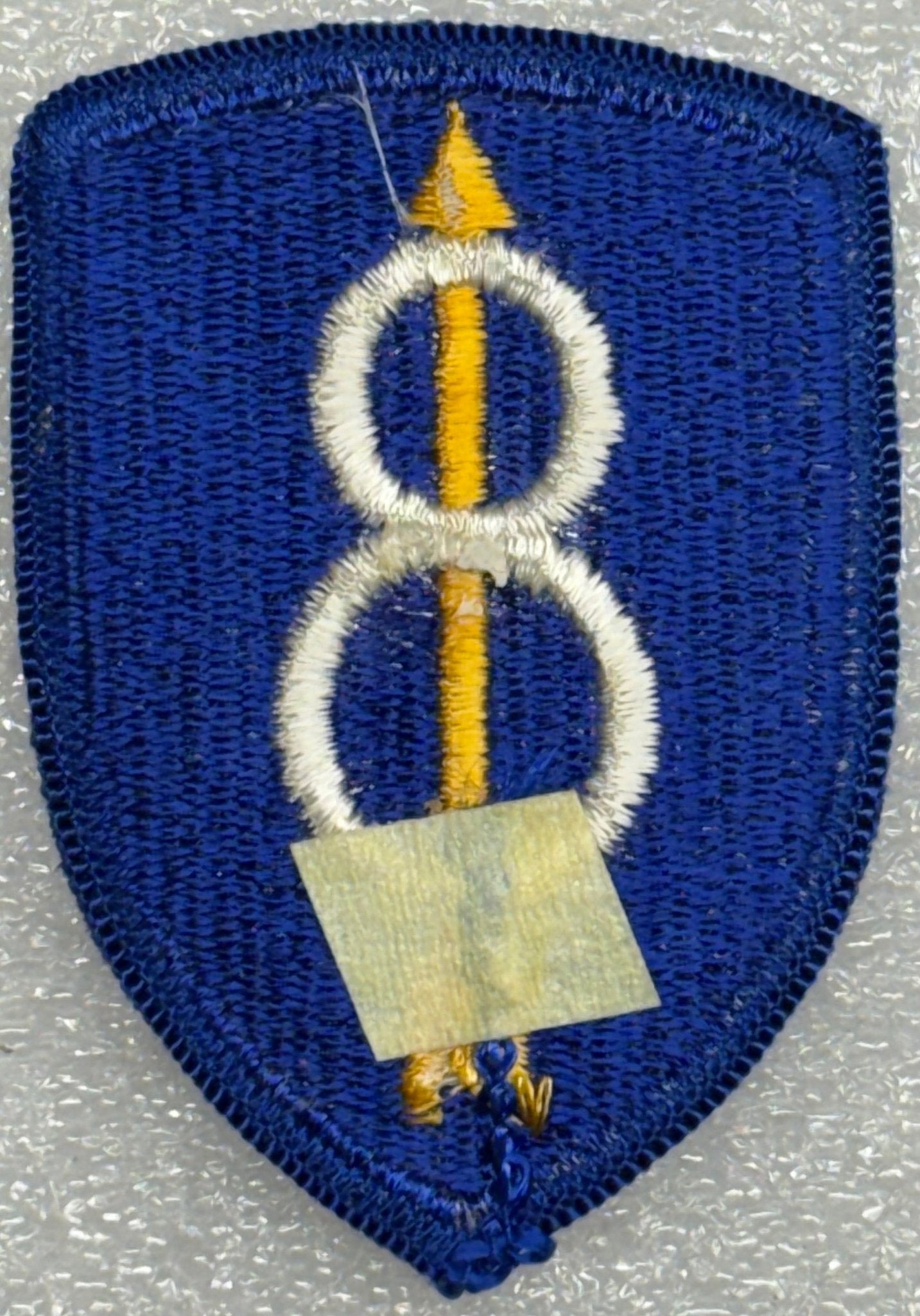US Army 8th Infantry Division Color SSI/Patch Merrowed Edge (1958 - 1973) - Bateleur Militaria