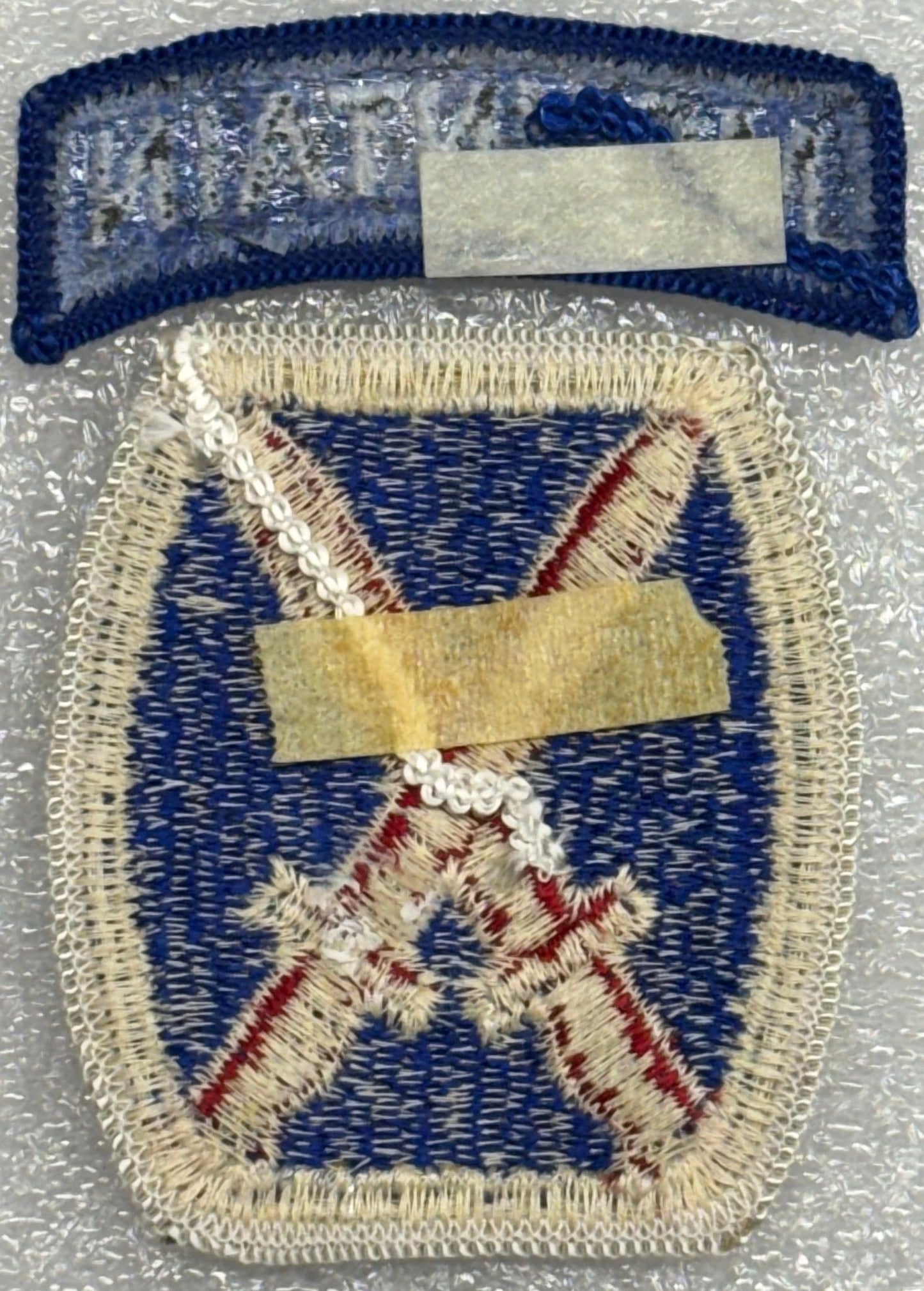 US Army 10th Mountain Division Color SSI/Patch Merrowed Edge (1985 - ) - Bateleur Militaria
