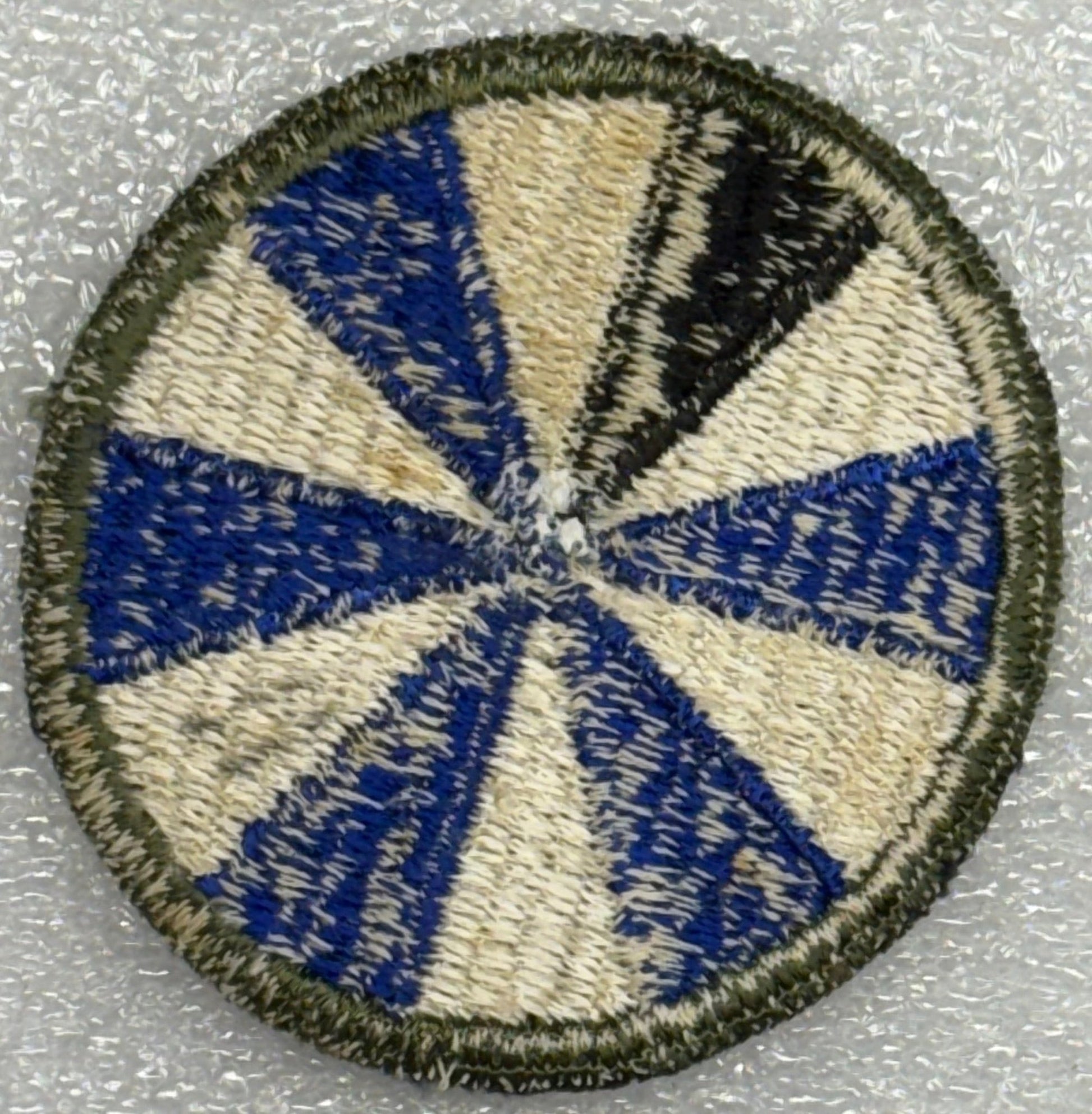 US Army 11th Infantry Division (Phantom) Color SSI/Patch Cut Edge (July 5 1944) NO GLOW - Bateleur Militaria