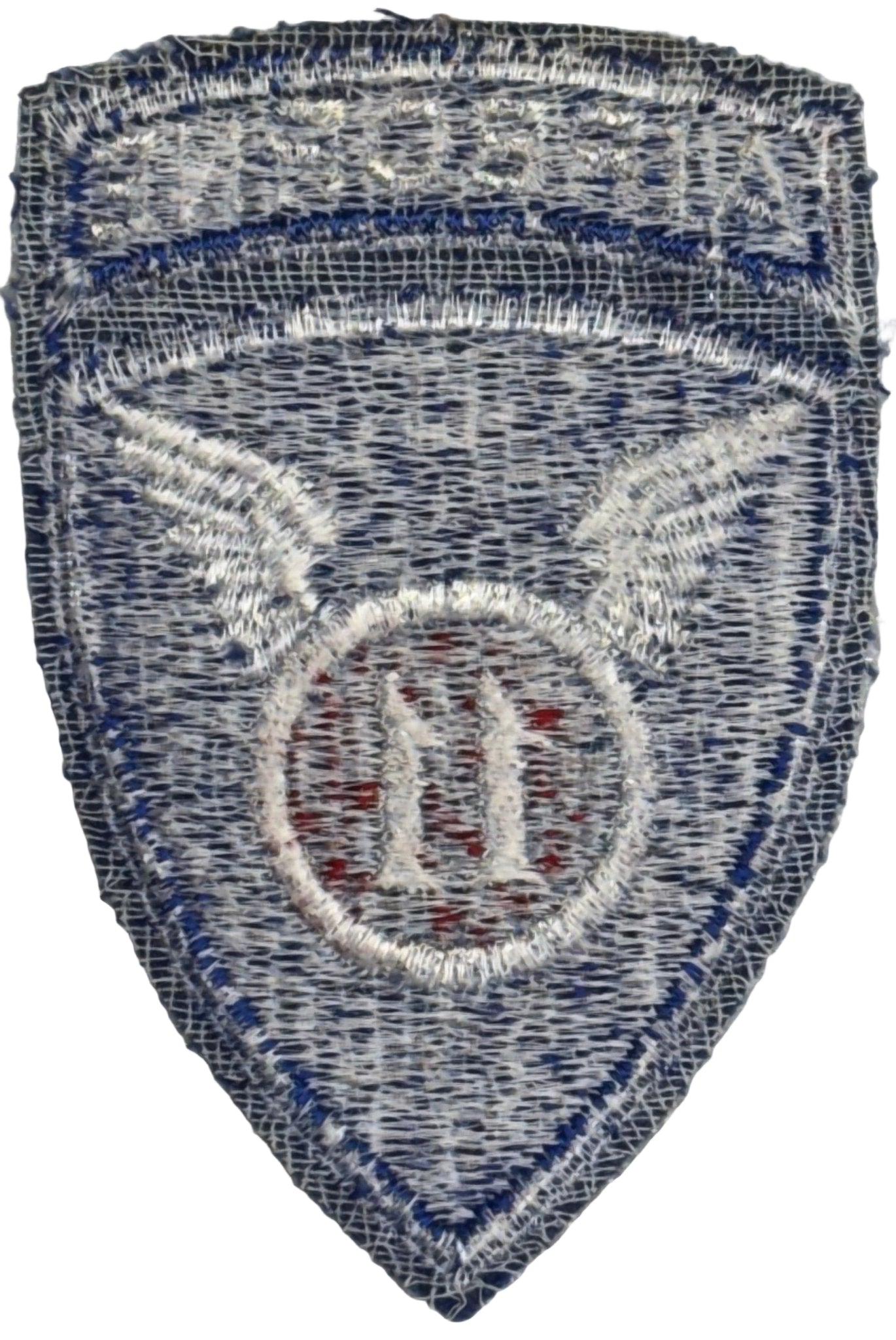US Army 11th Airborne Division Color SSI/Patch Cut Edge 1 - Piece (1943 - 1958) NO GLOW - Bateleur Militaria