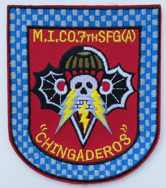 US Army Special Forces Group Support Battalion Military Intelligence Company Patch 1983 - Bateleur Militaria