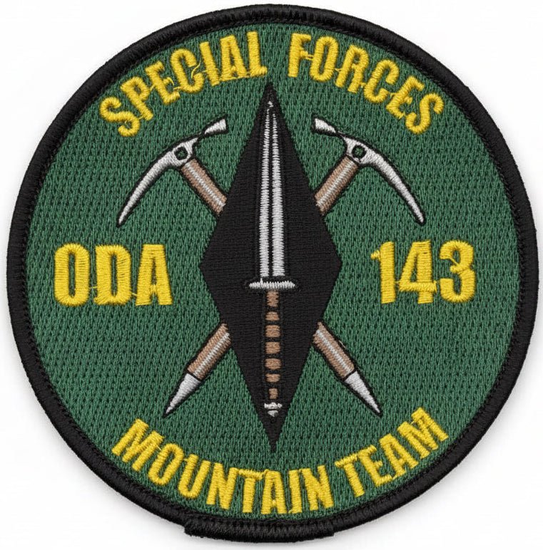 US Army 1st Special Forces 2nd Battalion ODA 143 Patch 2003 - Bateleur Militaria