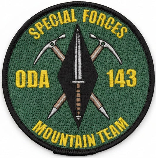 US Army 1st Special Forces 2nd Battalion ODA 143 Patch 2003 - Bateleur Militaria