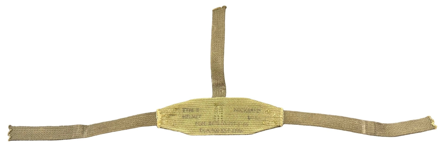 US Military M1 Helmet Liner Neck Band Nape Strap Used - Bateleur Militaria