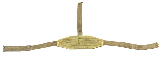 US Military M1 Helmet Liner Neck Band Nape Strap Used - Bateleur Militaria