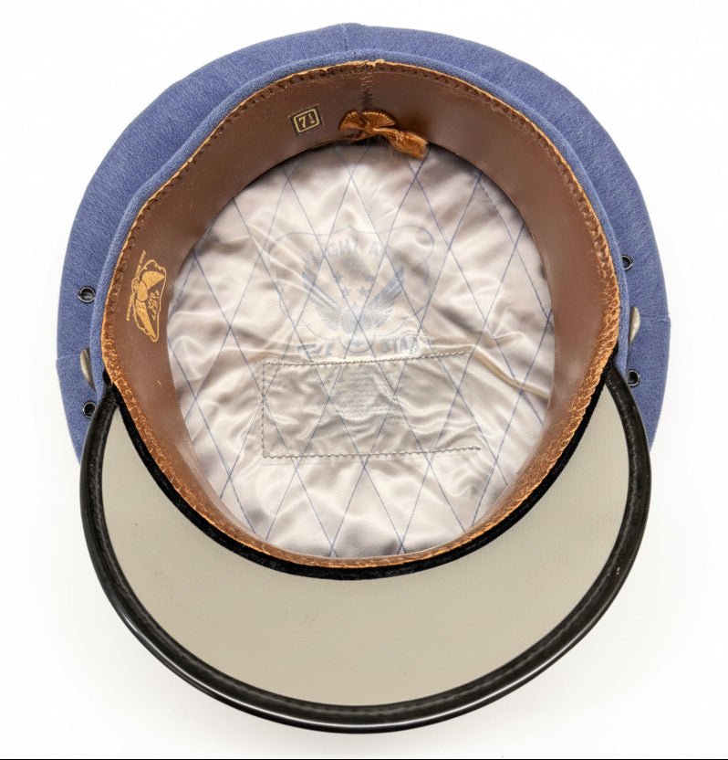 USAF Field Grade Officers Visor Cap with Cap Device Size 7 1/4 Korean War - Bateleur Militaria