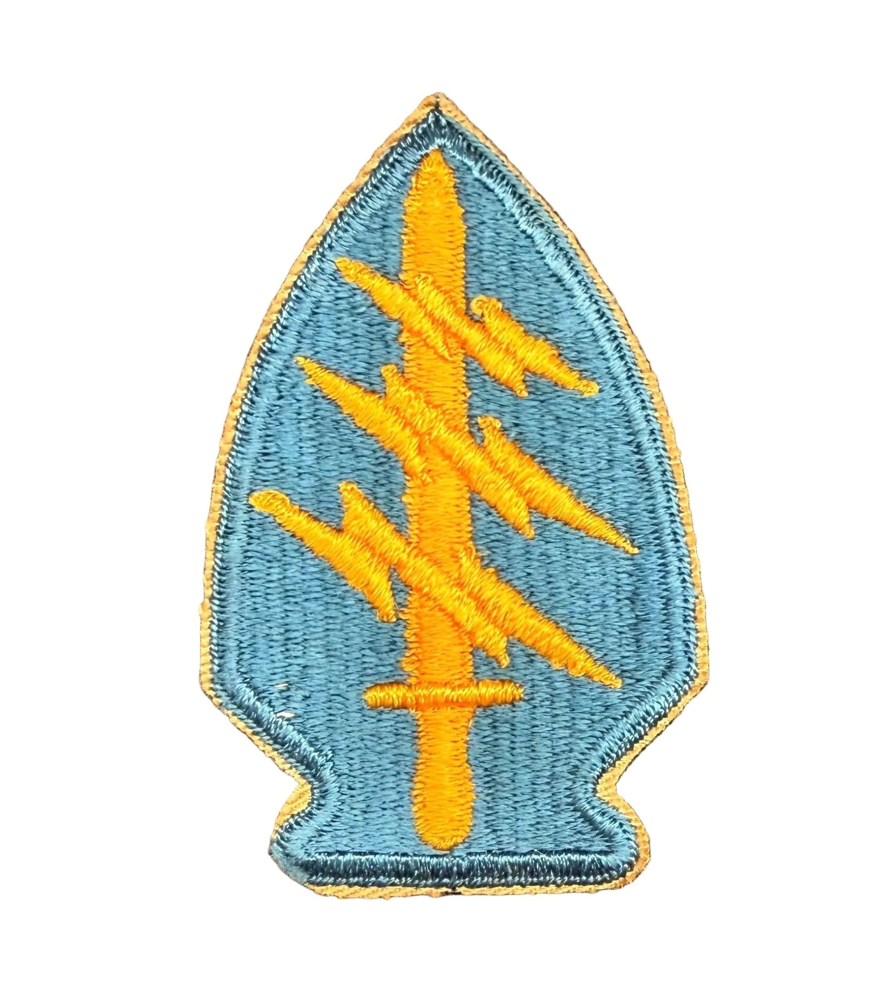 US Army Special Forces SSI Patch Teal Blue Cut Edge No Glow 1 - Bateleur Militaria