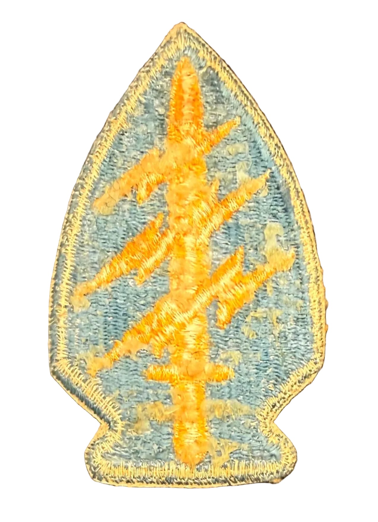 US Army Special Forces SSI Patch Teal Blue Cut Edge No Glow 3 - Bateleur Militaria